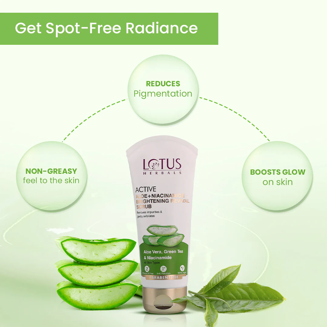 Active Aloe + Niacinamide Brightening Revival Scrub Pack of 2 - Image 4