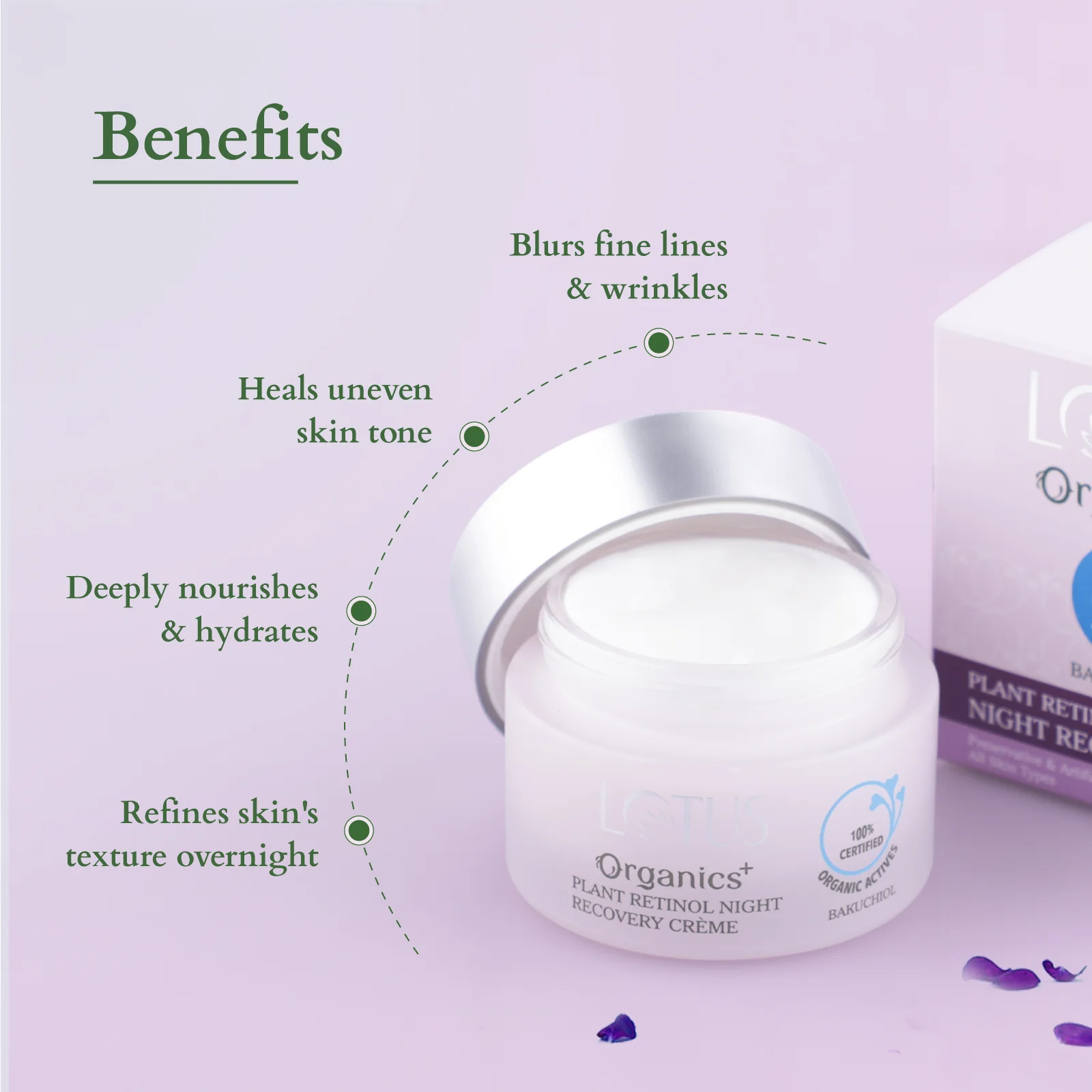 Bakuchiol Plant Retinol Night Recovery Crème - Image 4