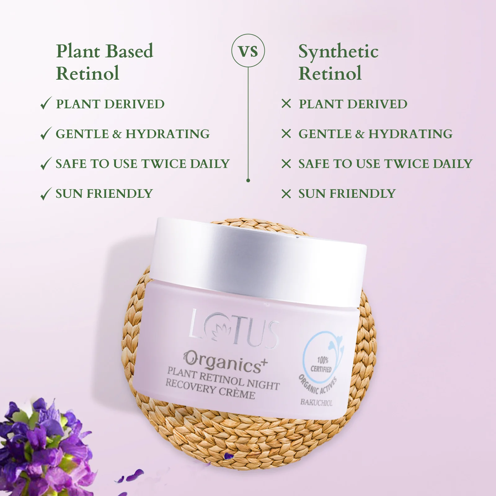 Bakuchiol Plant Retinol Night Recovery Crème - Image 9