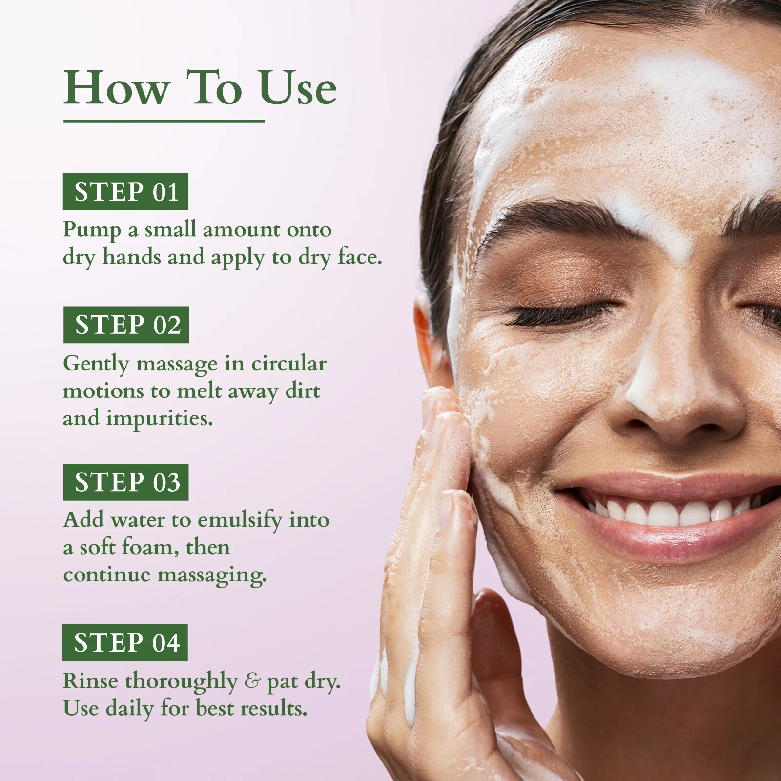 Bakuchiol Plant Retinol Oil to Foam Cleanser - Image 5