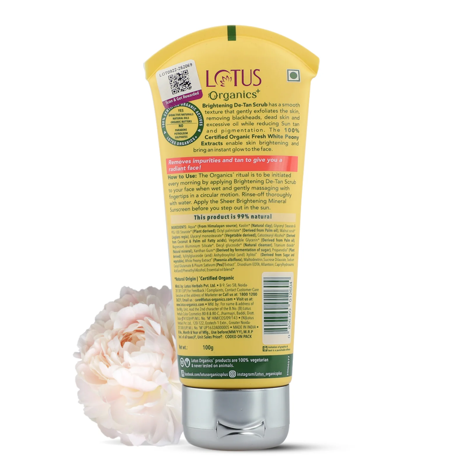 Organics+ Brightening De-Tan Scrub - Image 3