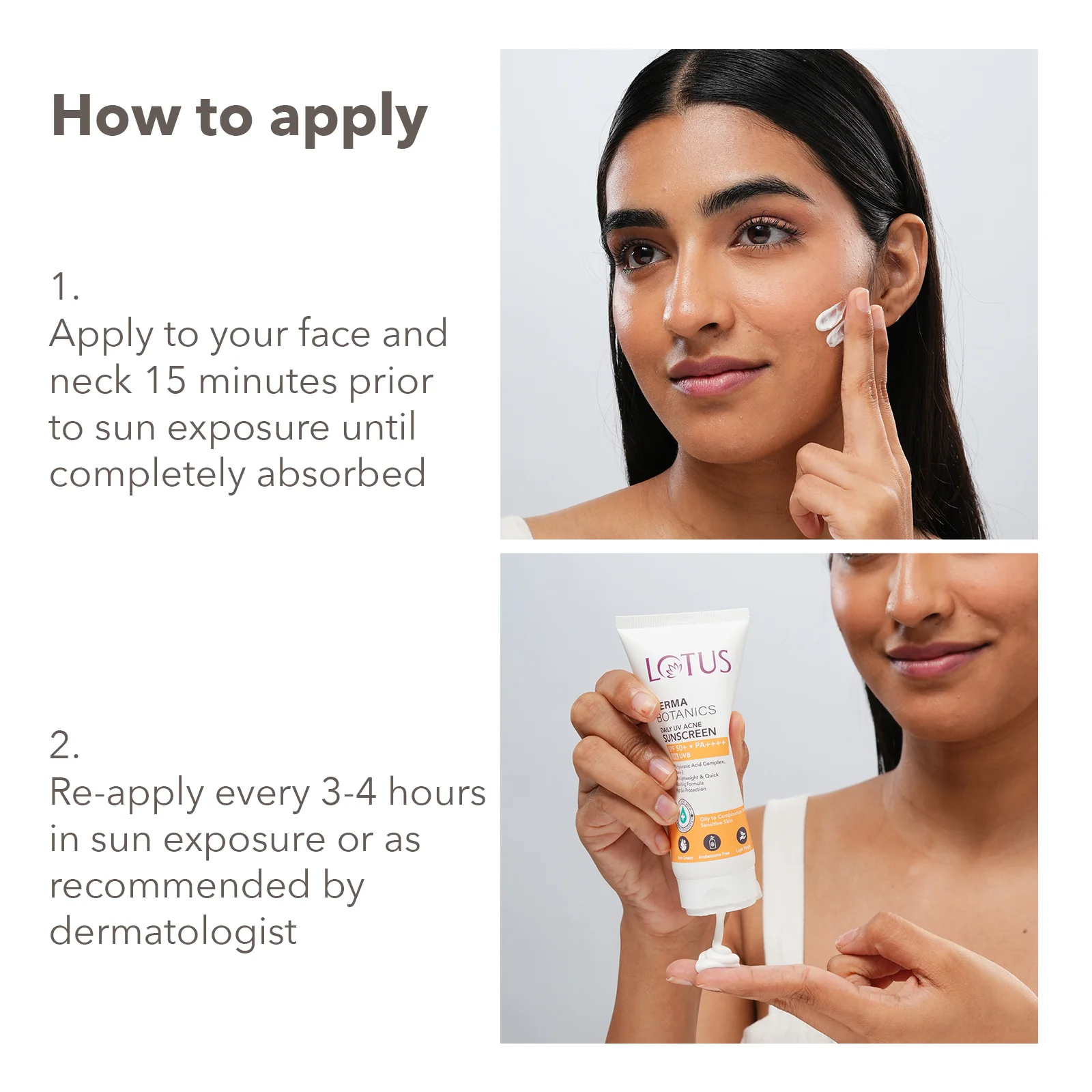 DermaBotanics Daily UV acne sunscreen SPF 50+ PA ++++ - Image 8