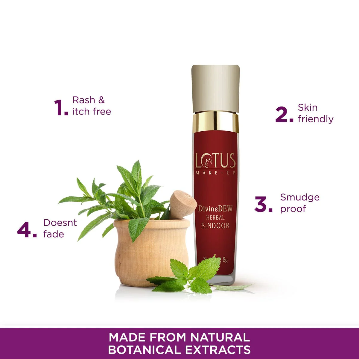 MakeUp Divine Dew Herbal Sindoor - Rosy Blush - Image 4