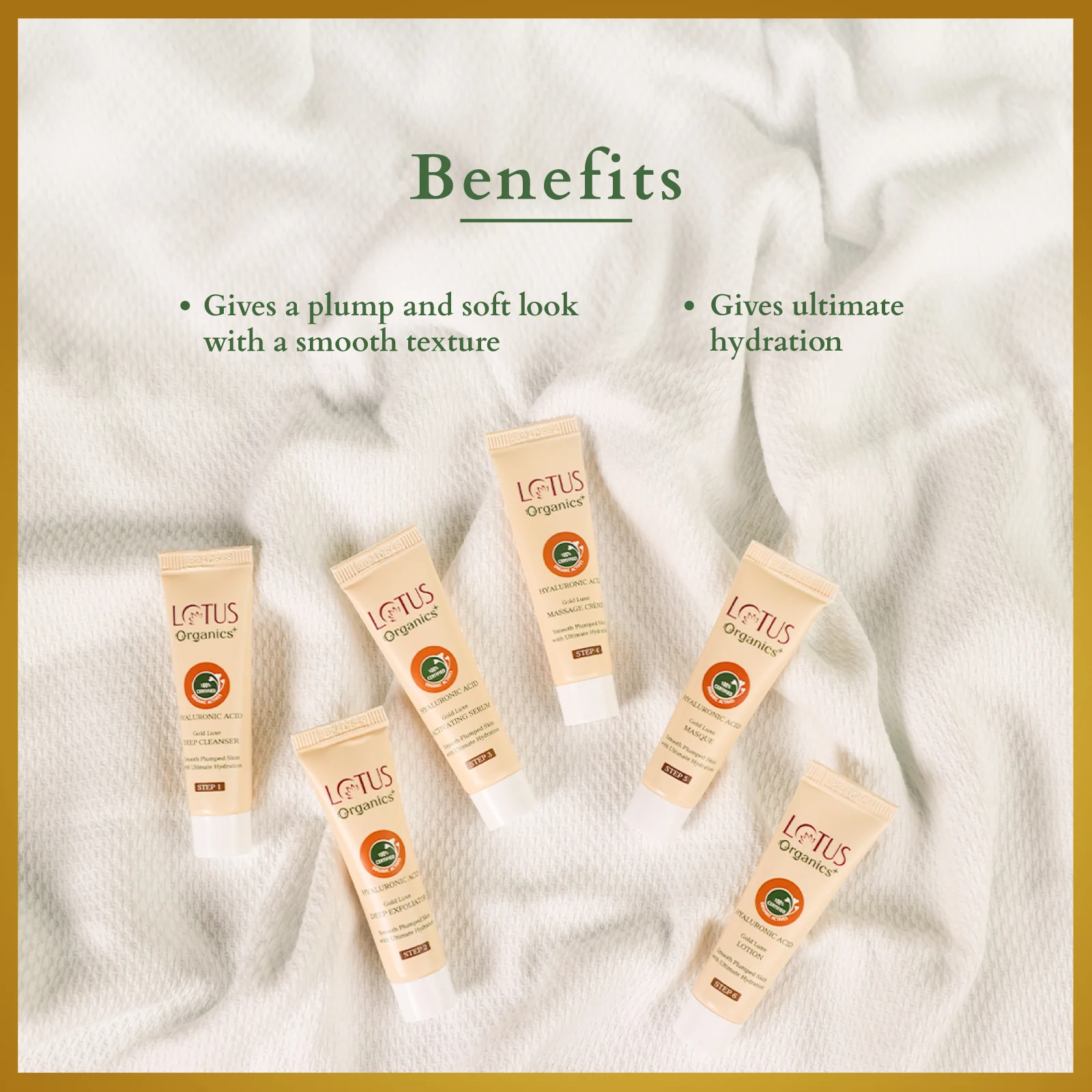 Organics+ Gold Luxe Facial Kit - Image 4