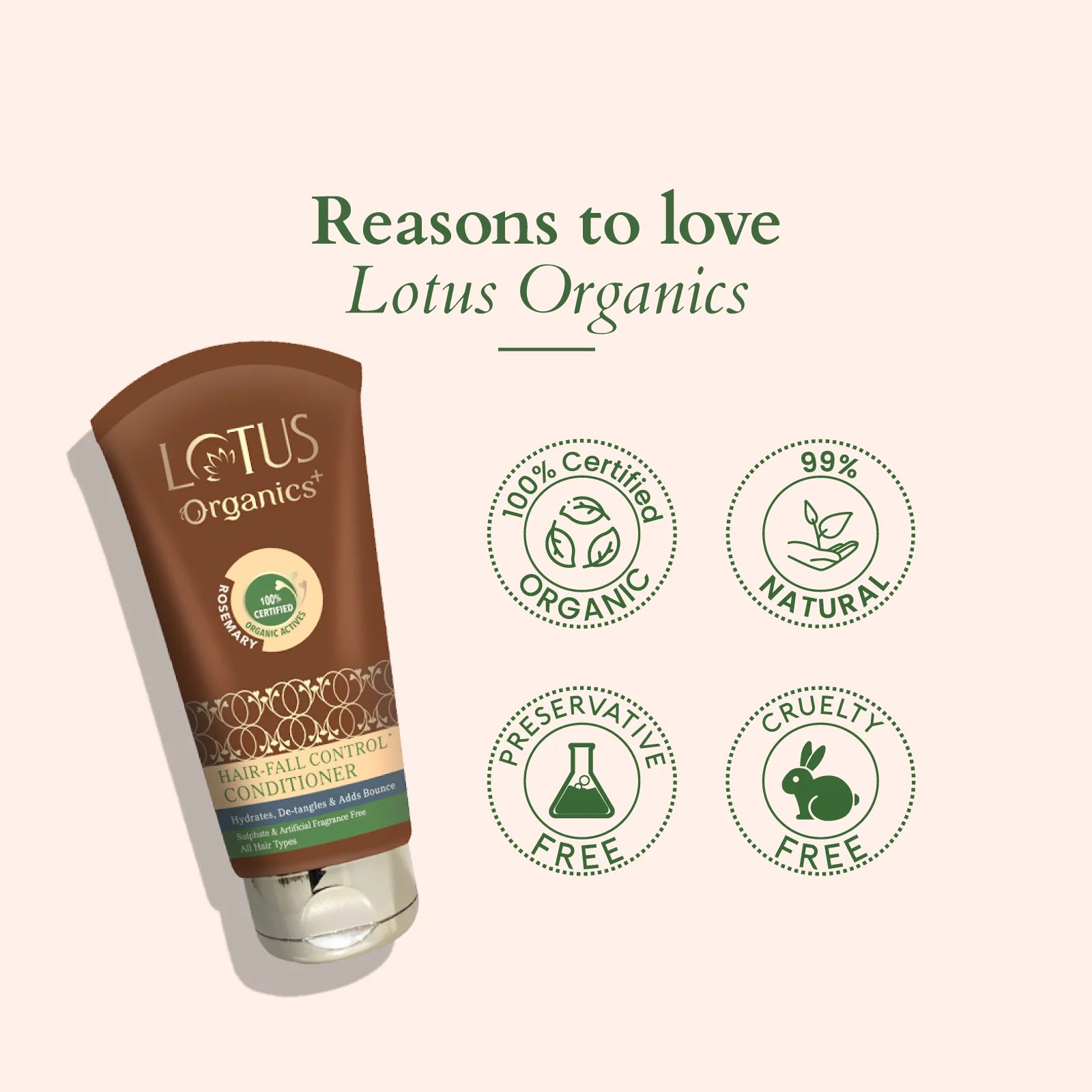Organics+ Hair Fall Control Conditioner - Image 7