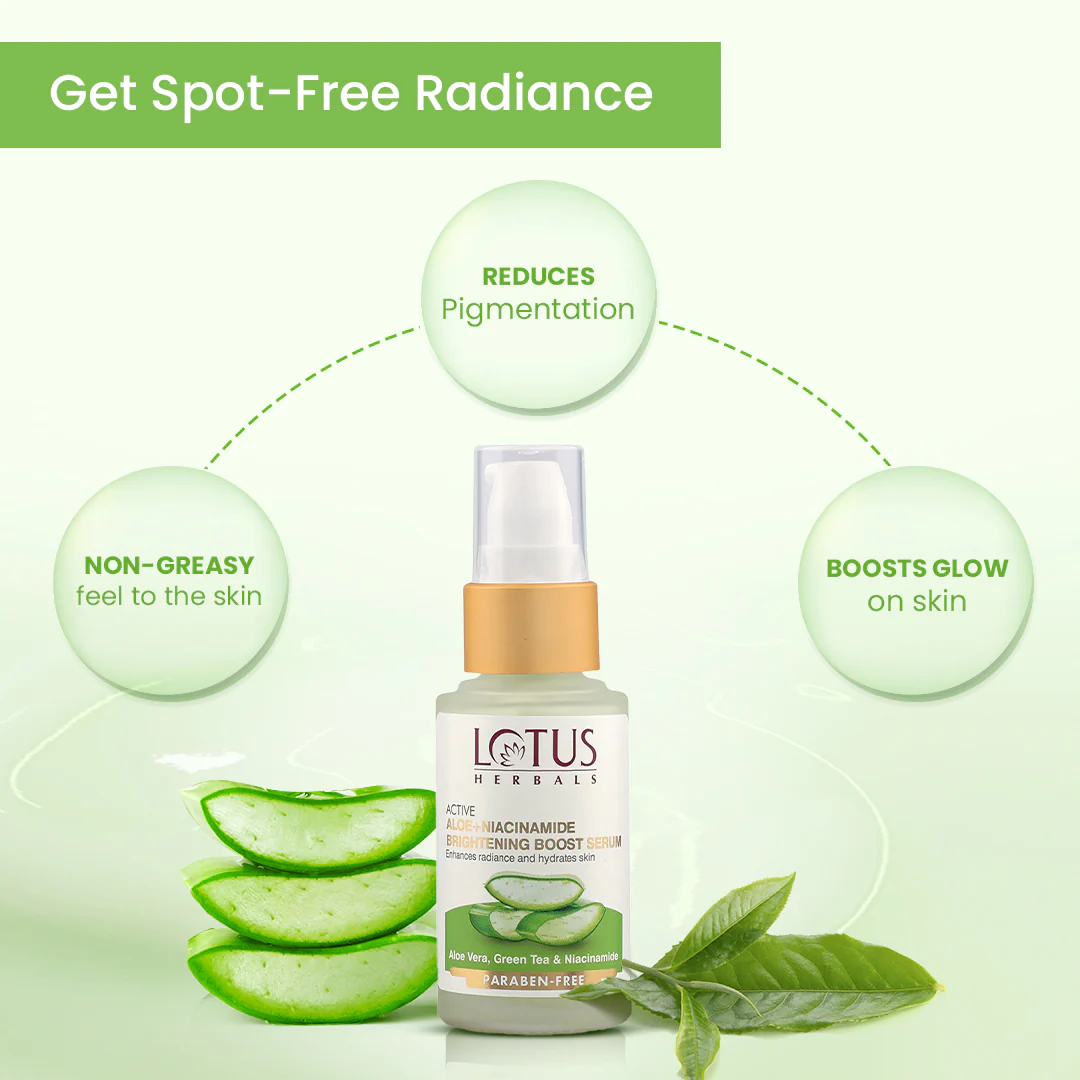 Active Aloe + Niacinamide Brightening Boost Serum - Image 3