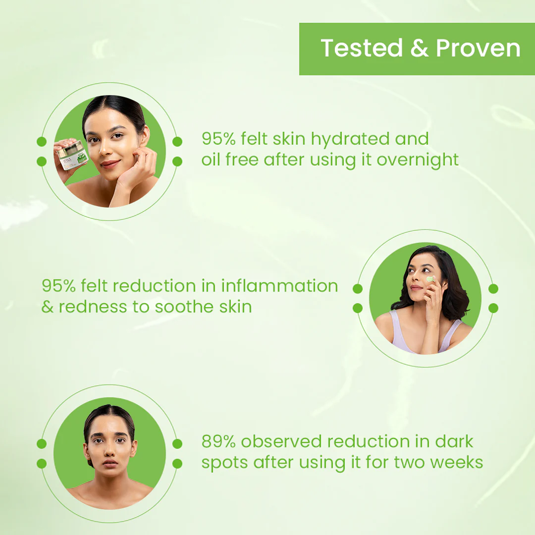 Active Aloe + Niacinamide Calm & Brighten Night Gel - Image 4