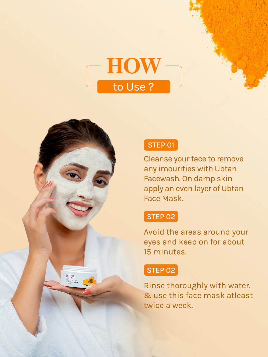 Radiance Boost Ubtan Face Mask - Image 4