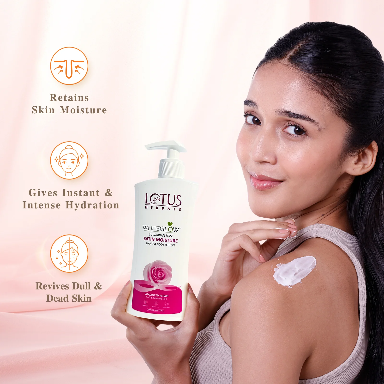 WhiteGlow Satin Moisture Hand & Body Lotion - Image 4