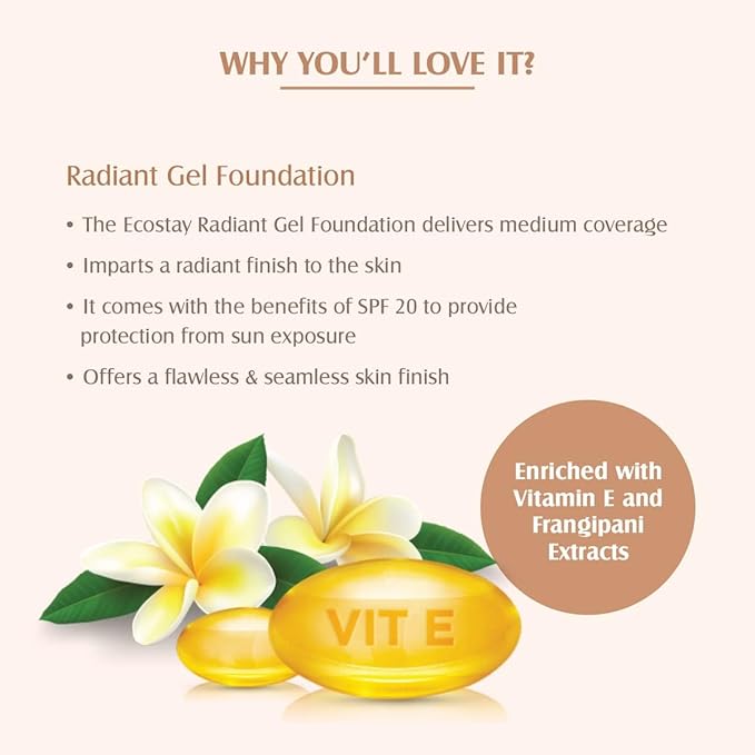 MakeUp Ecostay Radiant Gel Foundation - Image 6