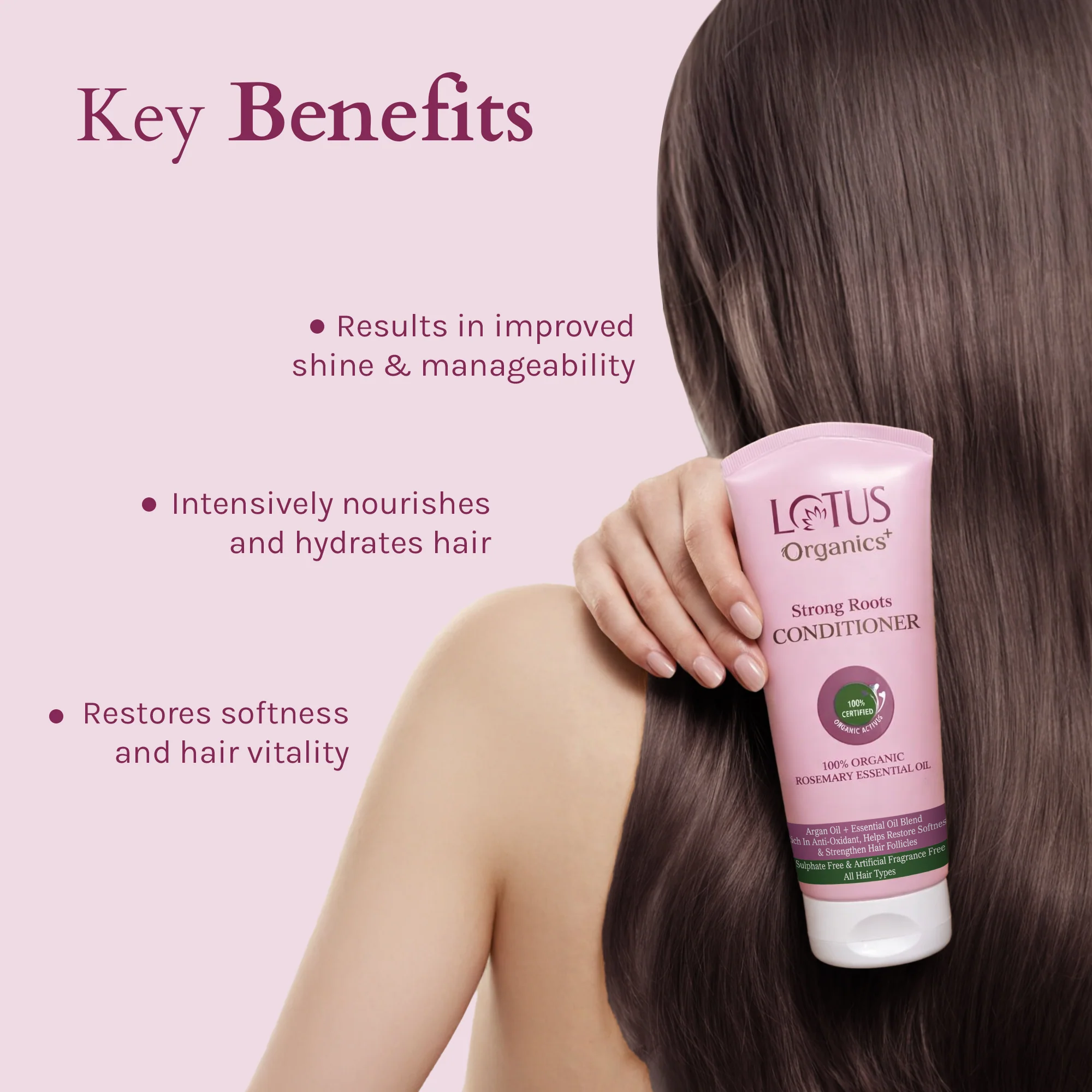Lotus Organics+ Strong Roots Conditioner - Image 4