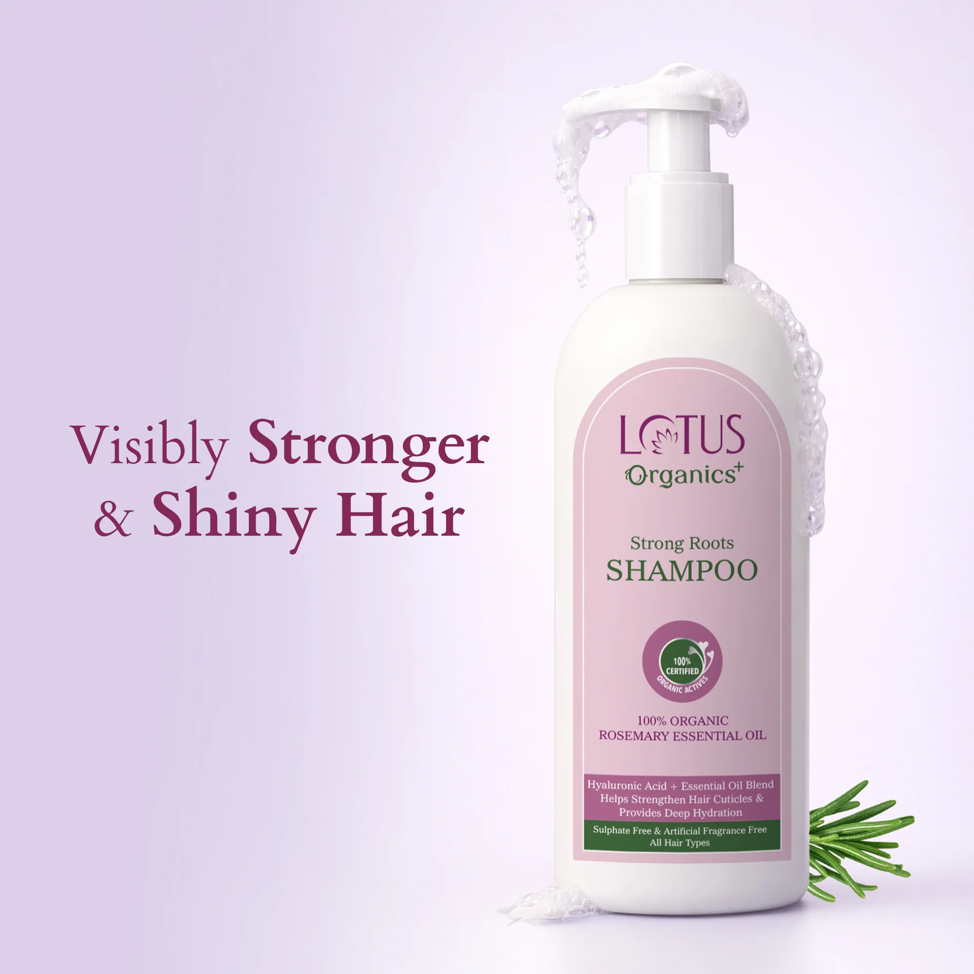 Lotus Organics+ Strong Roots Shampoo - Image 8