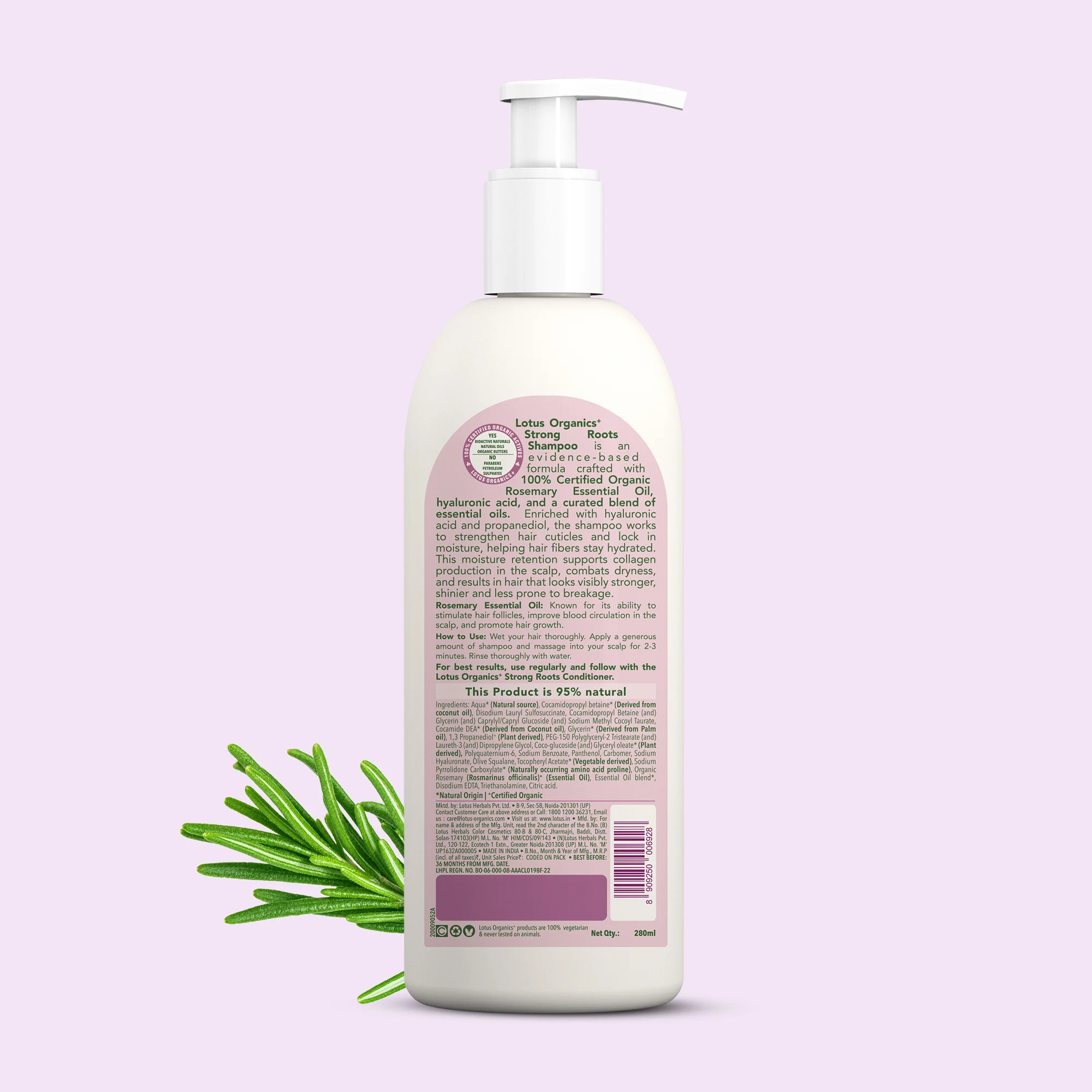 Lotus Organics+ Strong Roots Shampoo - Image 9