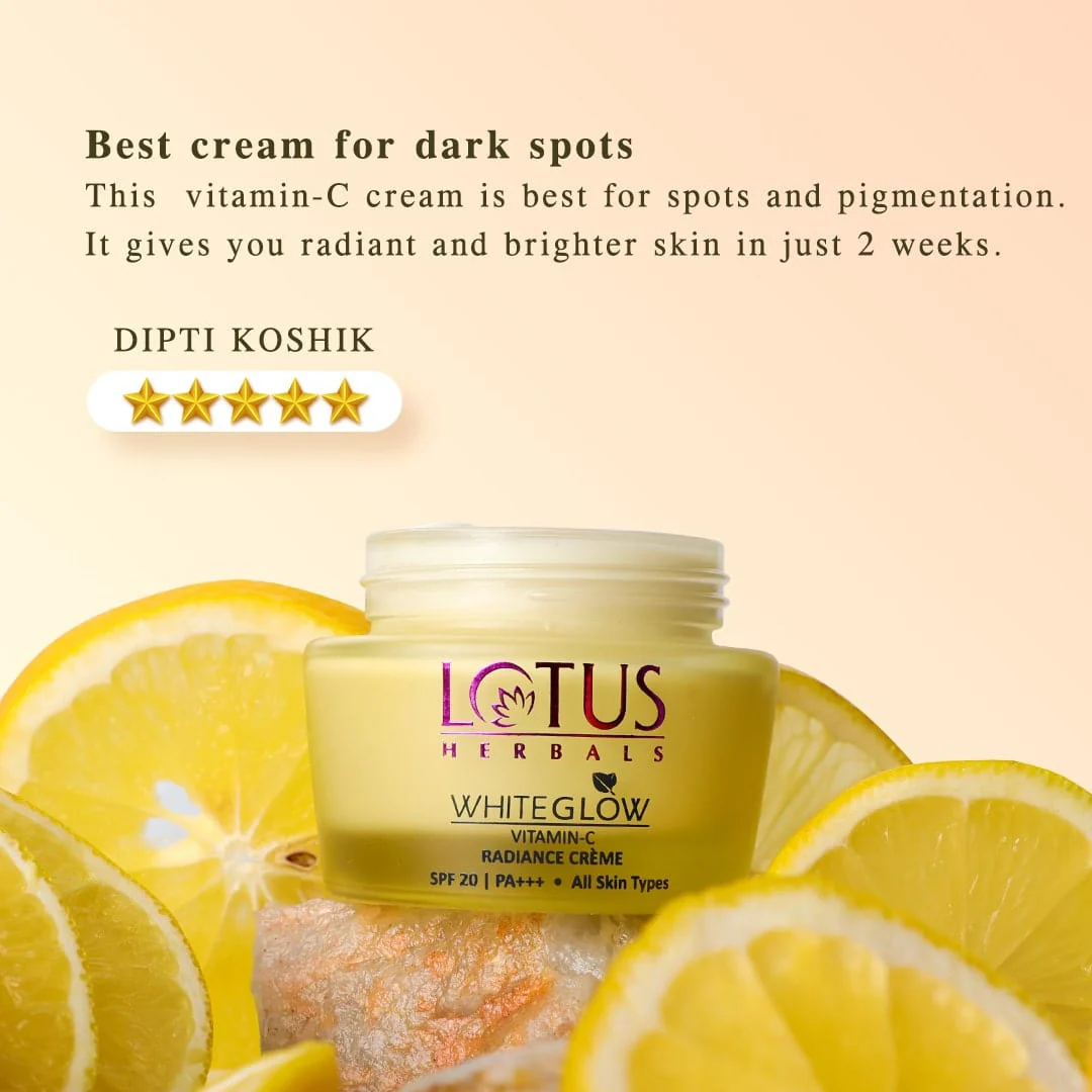 WhiteGlow Vitamin-C Radiance Creme SPF 20 I PA+++ - Image 4