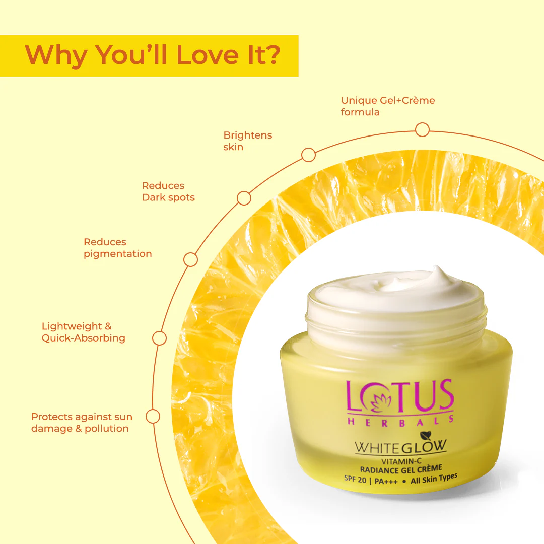WhiteGlow Vitamin-C Radiance Gel Creme SPF 20 PA+++ - Image 3