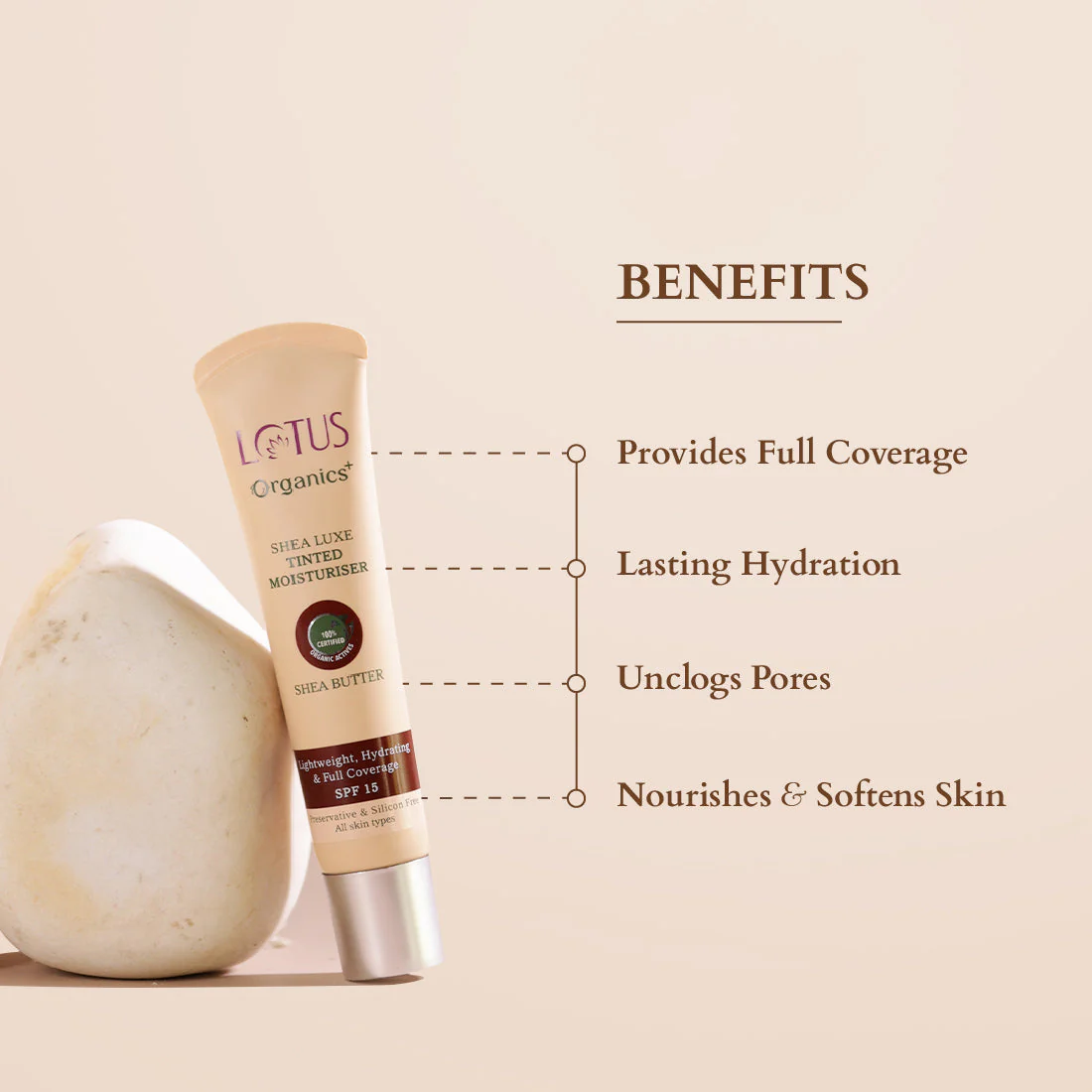 Organics+ Shea Luxe Tinted Moisturiser - Image 4