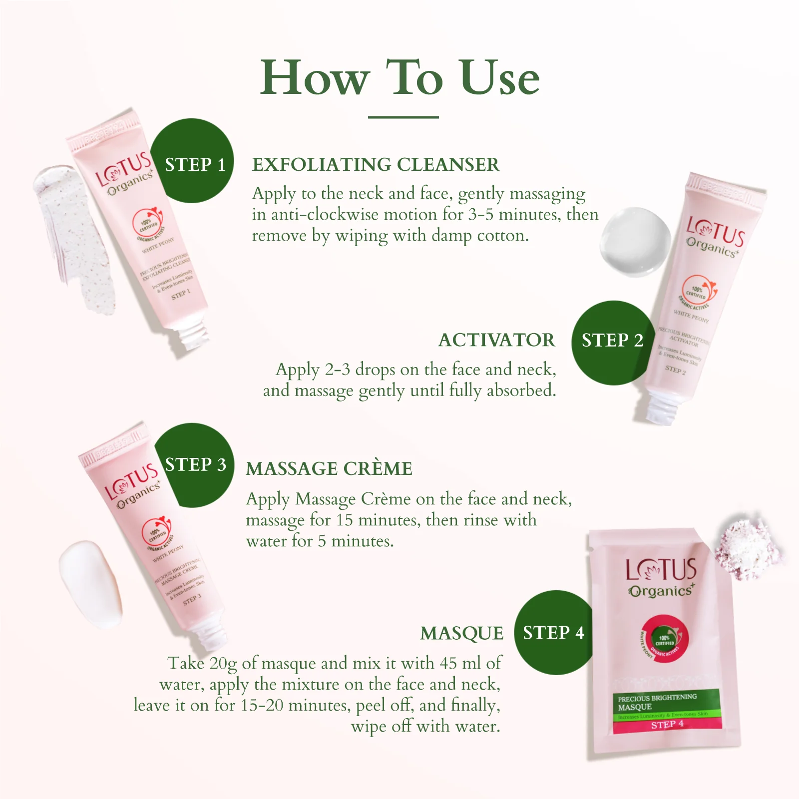 Precious Brightening Facial Kit - Image 9