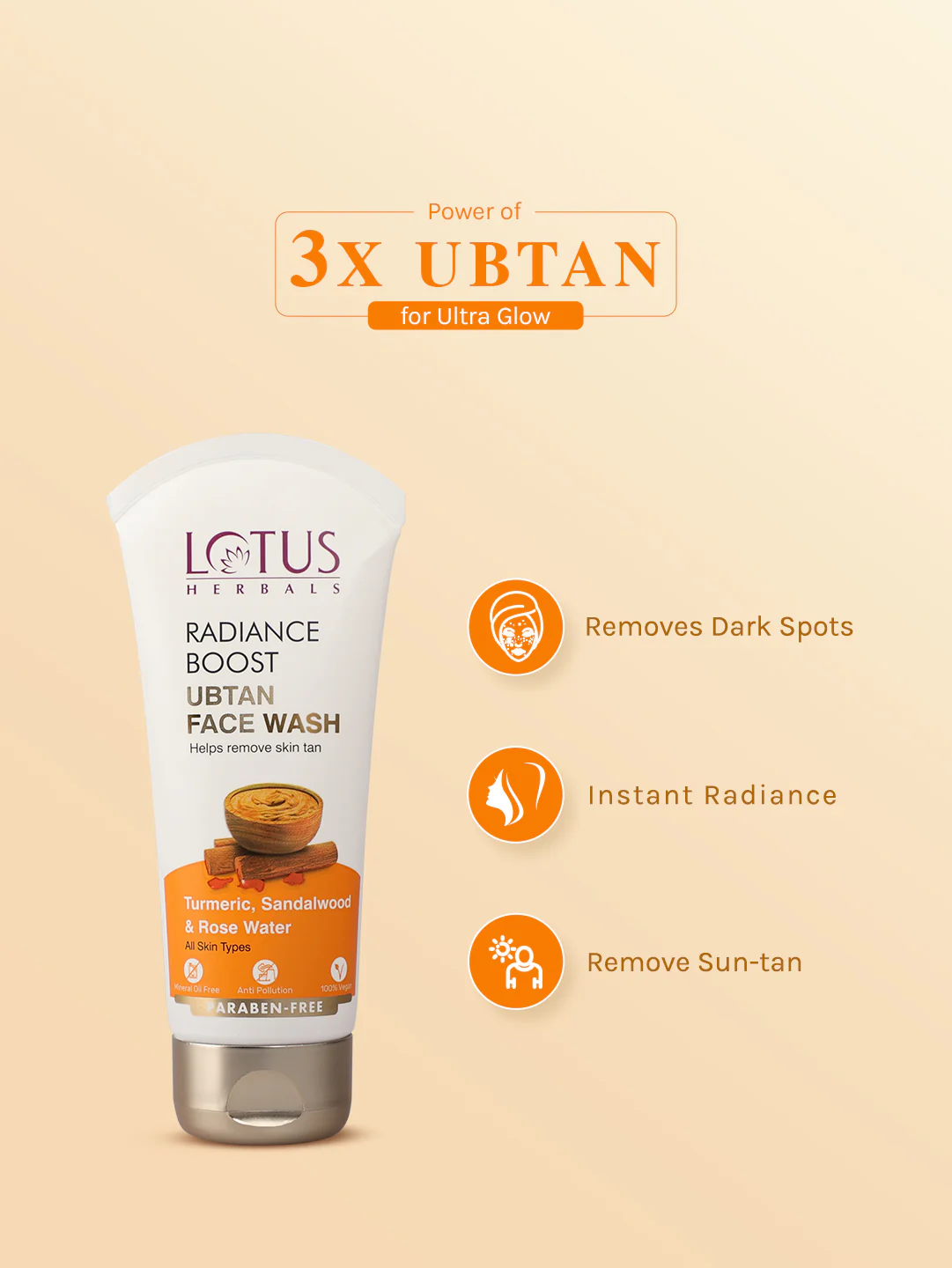 Radiance Boost Ubtan Facewash - Image 2
