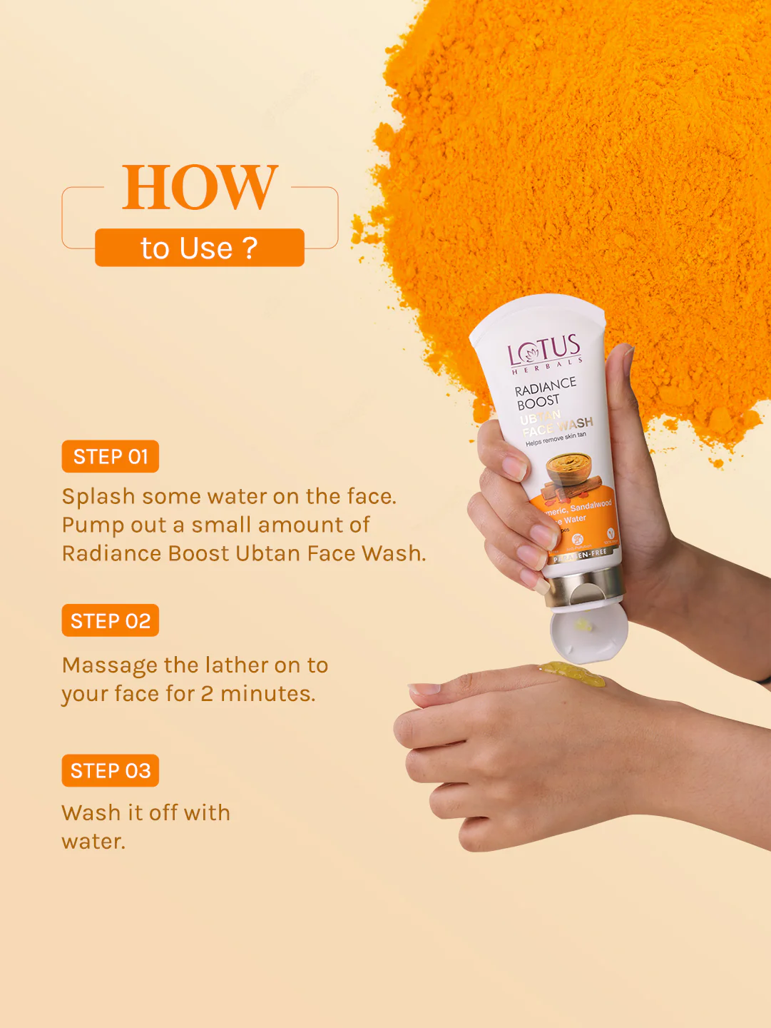 Radiance Boost Ubtan Facewash - Image 4
