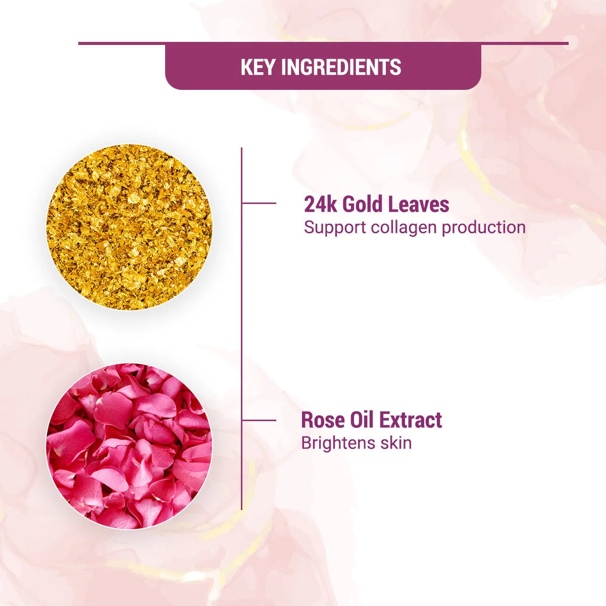 Radiant BridalGLOW ROSE GOLD Skin Illuminating & Revitalising Facial 4IN1 Kit - Image 2