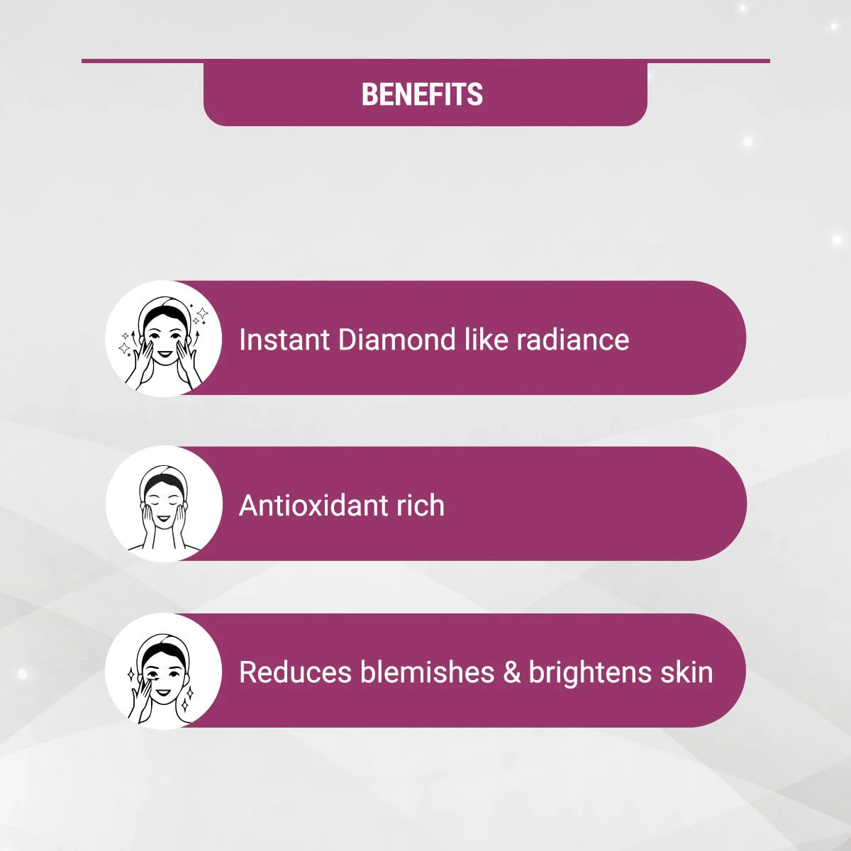 Radiant Diamond Cellular Radiance 4 In 1 Facial Kit - Image 3