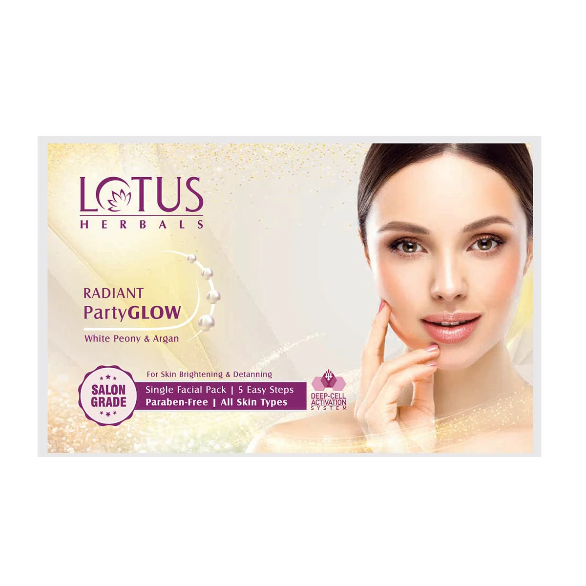 Radiant Party Glow White Peony and Argan Facial Kit - Image 4