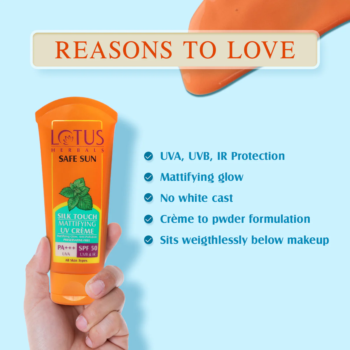 Safe Sun Silk Touch Mattifying UV Crème SPF 50 - Image 3