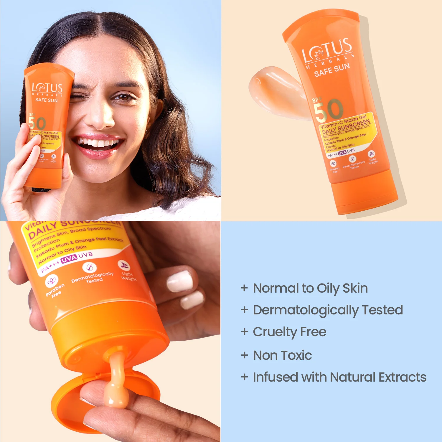 Safe Sun Vitamin-C MatteGEL Daily Sunscreen SPF 50 - Image 6
