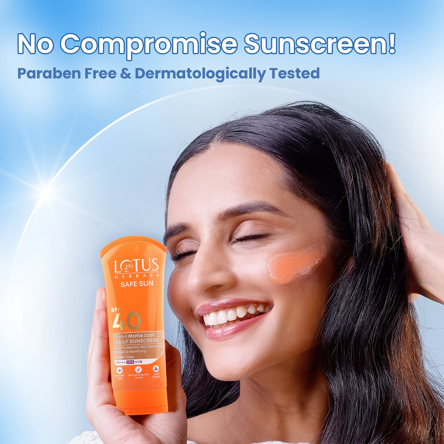 Safe Sun 3 In 1 Matte-Look Daily Sunscreen SPF 40 PA+++ - Image 5
