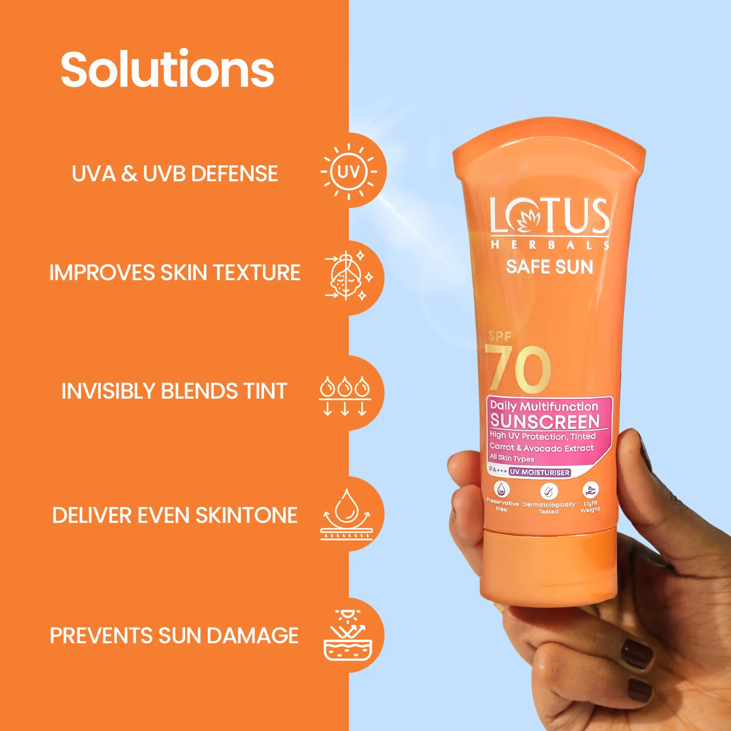 Safe Sun Daily Multi-Function Sunscreen SPF 70 PA+++ - Image 8