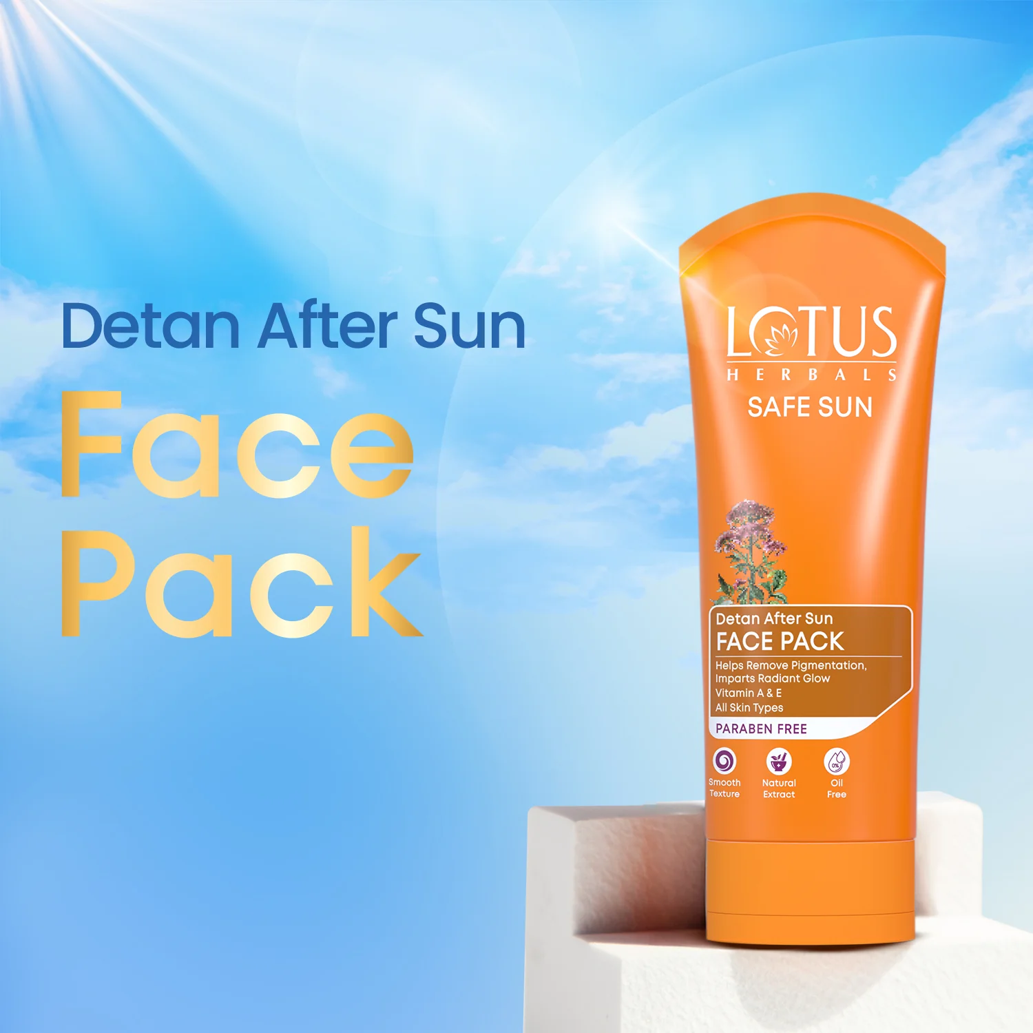 Safe Sun DeTAN After-Sun Face Pack - Image 4