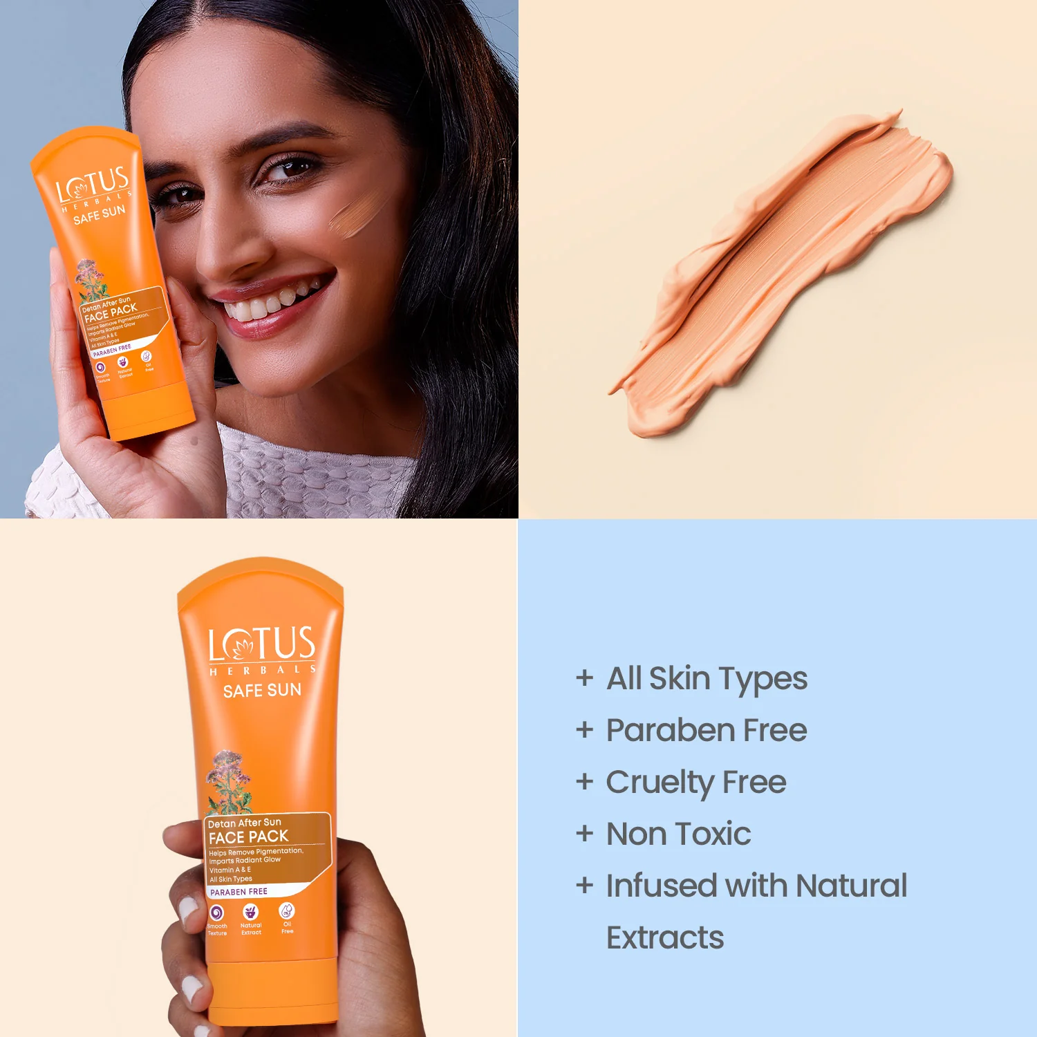 Safe Sun DeTAN After-Sun Face Pack - Image 7