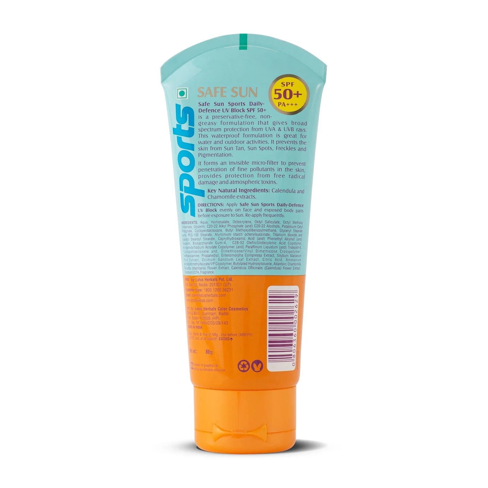 Safe Sun Sports Daily-Defence UV Block Sunscreen SPF 50+ - Image 12