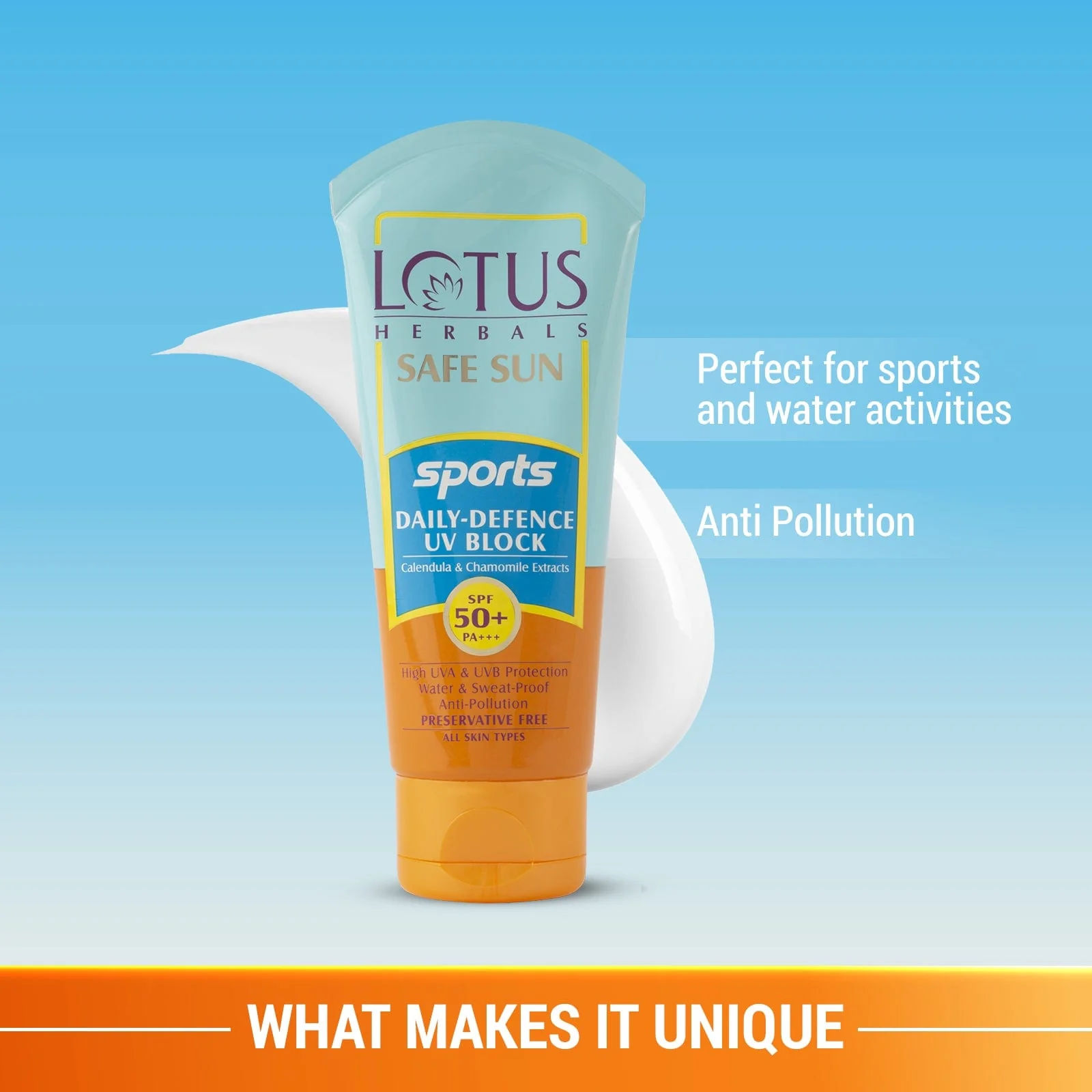 Safe Sun Sports Daily-Defence UV Block Sunscreen SPF 50+ - Image 8