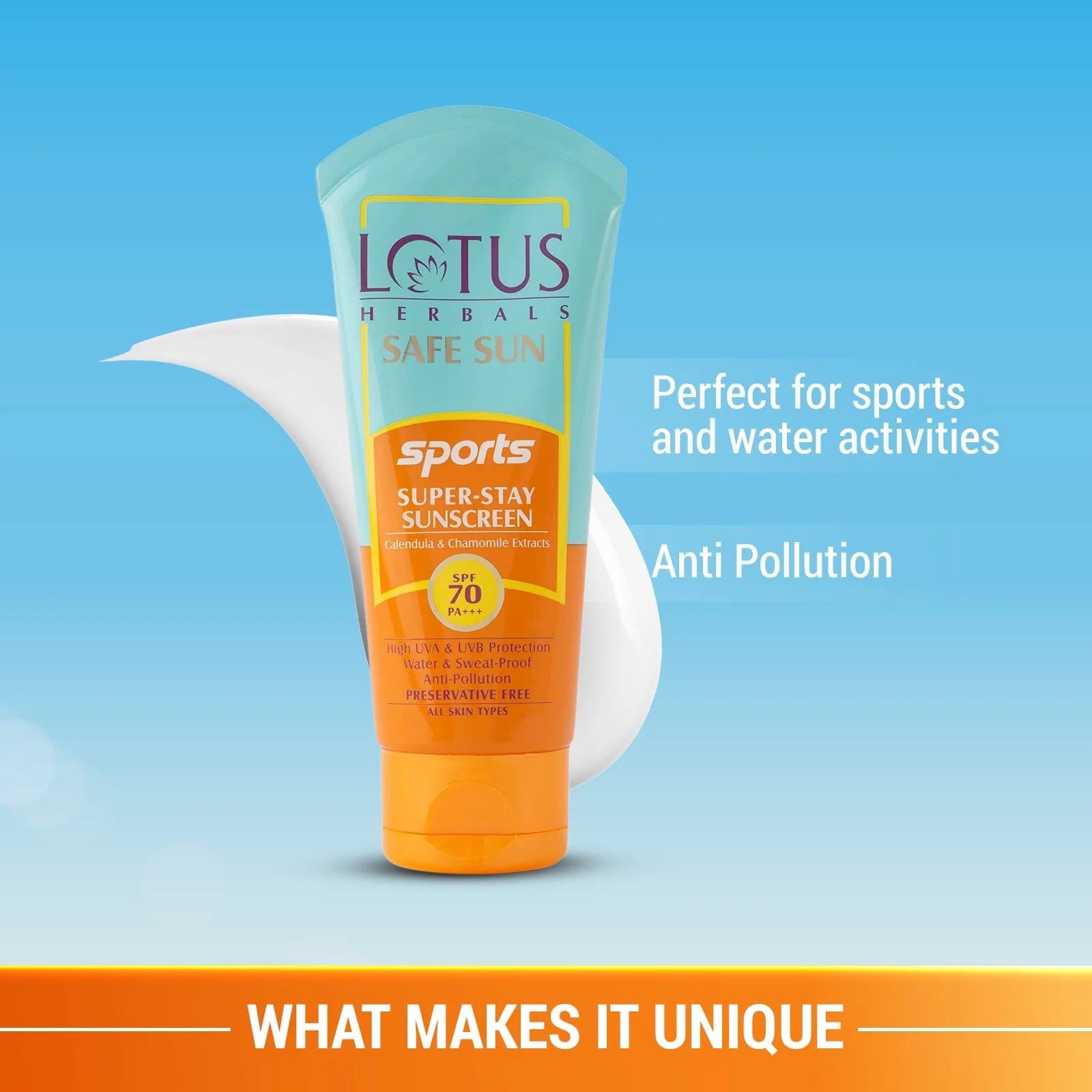 Safe Sun Sports Super-Stay Sunscreen SPF 70 PA+++ - Image 9