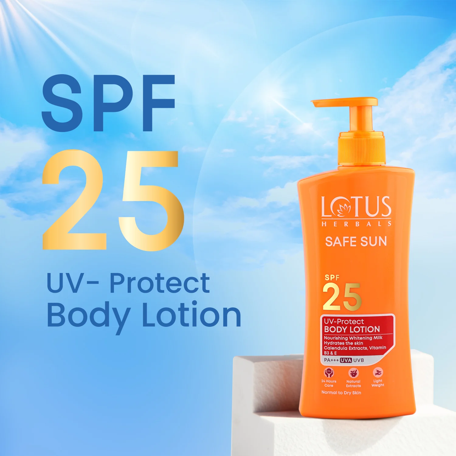 Safe Sun UV Protect Body Lotion SPF 25 PA+++ - Image 3