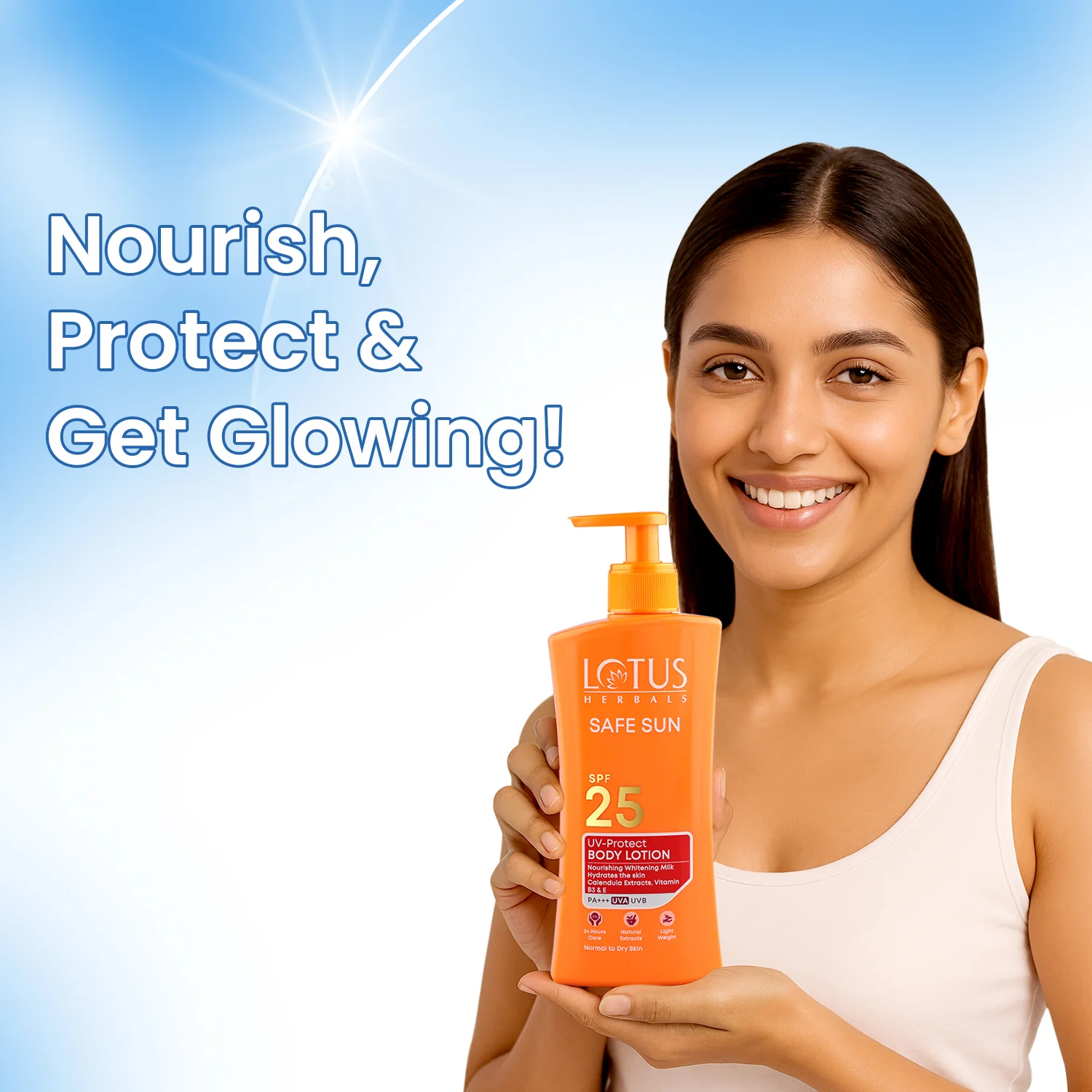 Safe Sun UV Protect Body Lotion SPF 25 PA+++ - Image 4