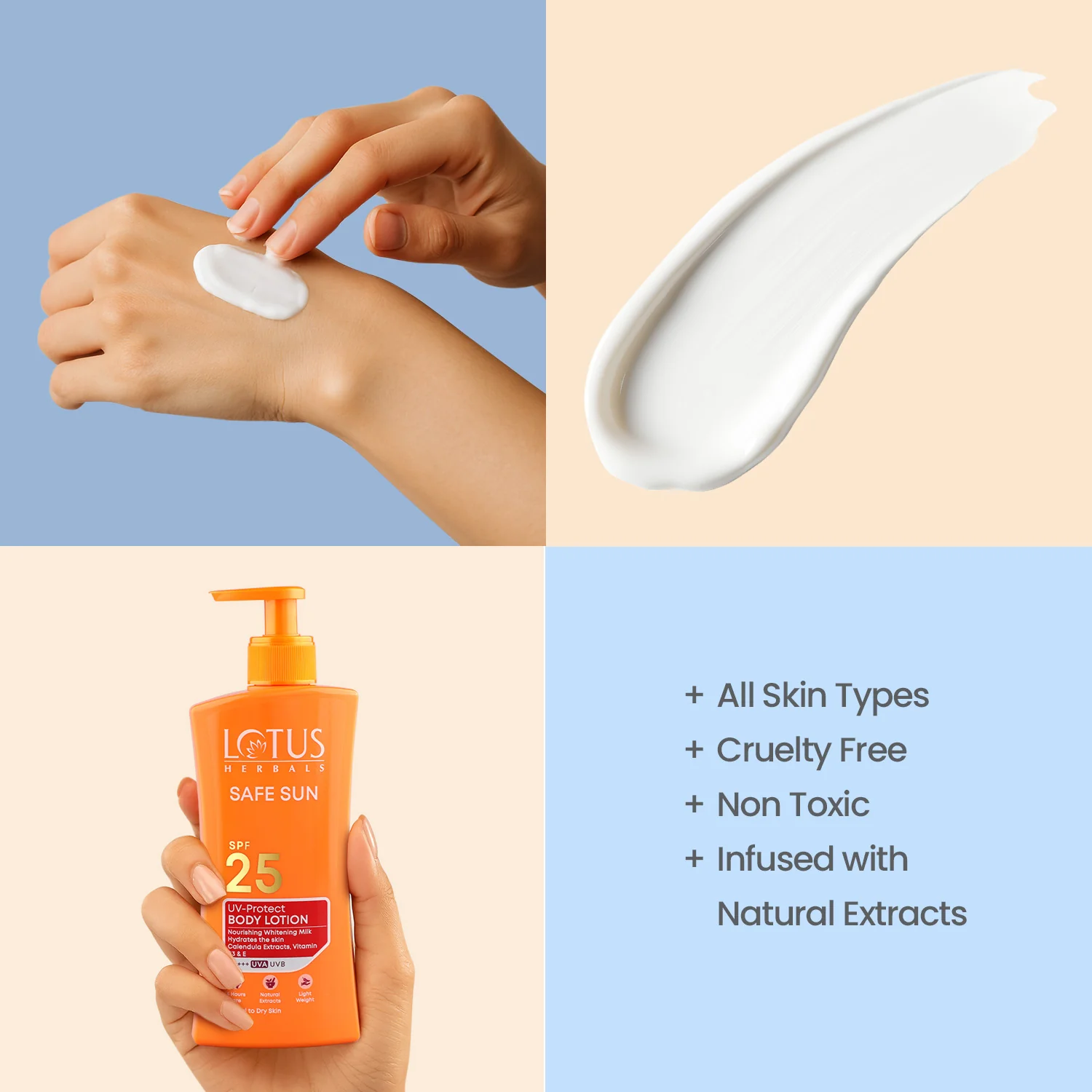 Safe Sun UV Protect Body Lotion SPF 25 PA+++ - Image 6