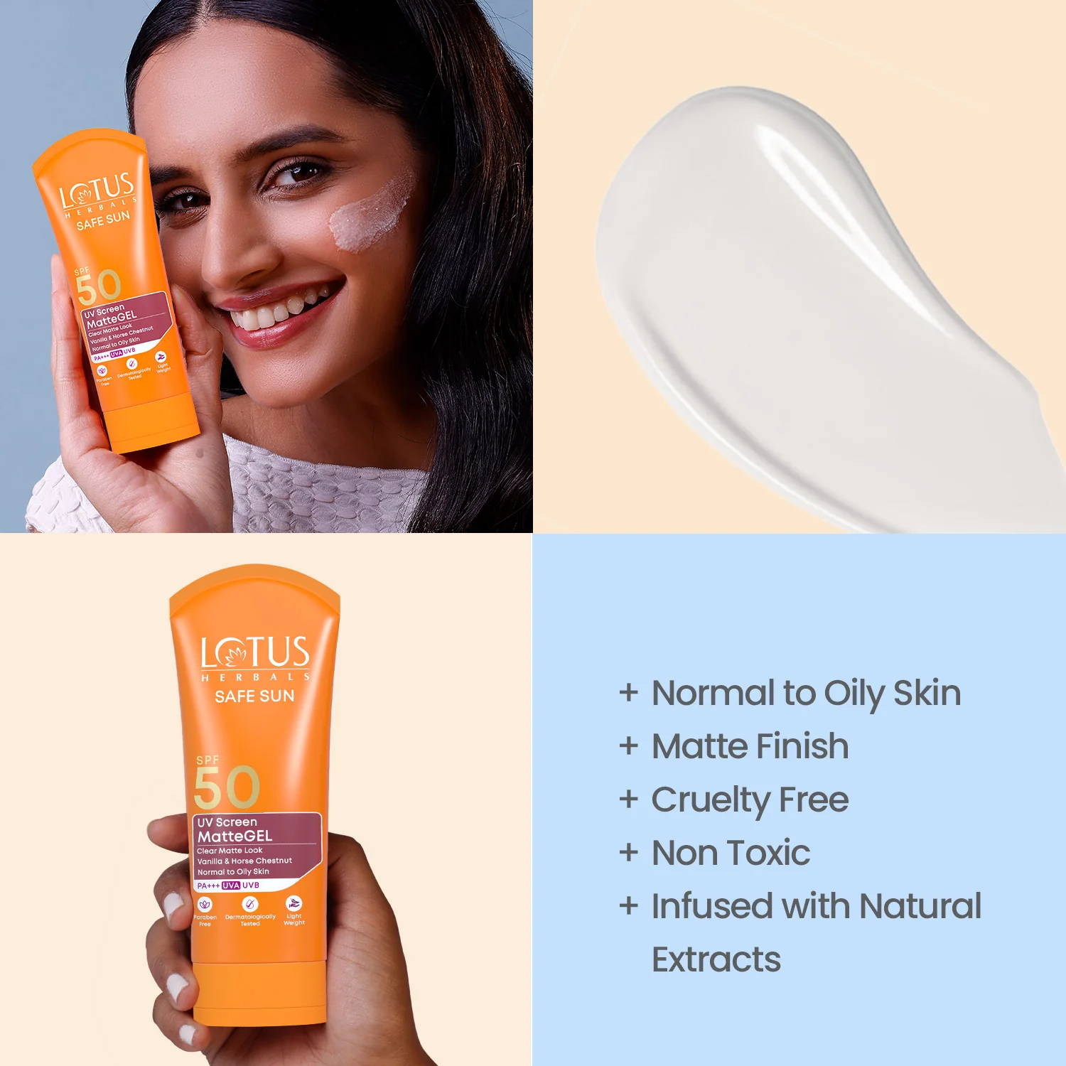 Safe Sun UV Screen MatteGEL Sunscreen SPF 50 PA+++ - Image 13