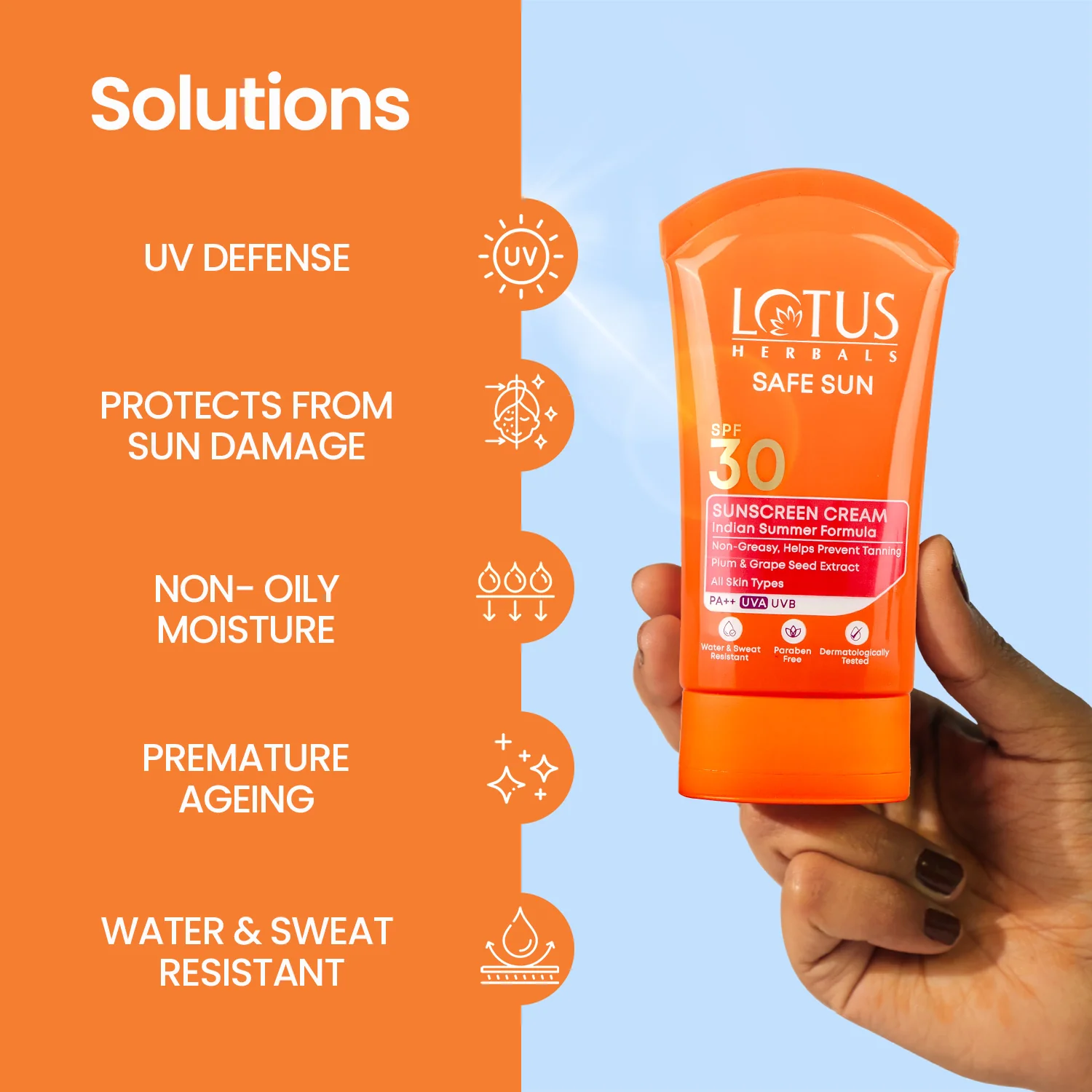 Safe Sun Sunscreen Cream SPF 30 PA++ - Image 6