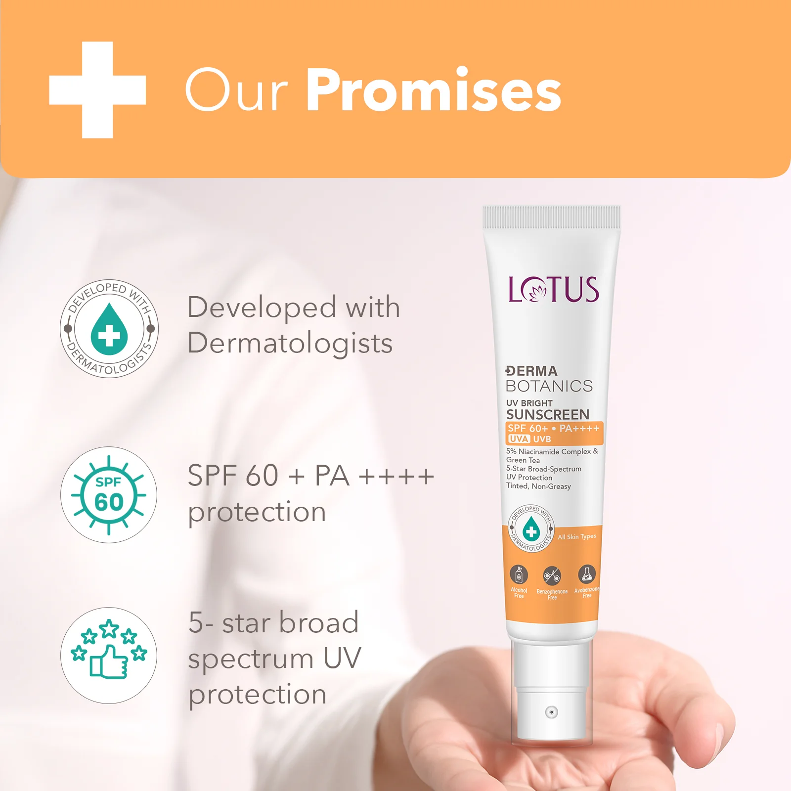 DermaBotanics UV bright sunscreen SPF 60+ - Image 4