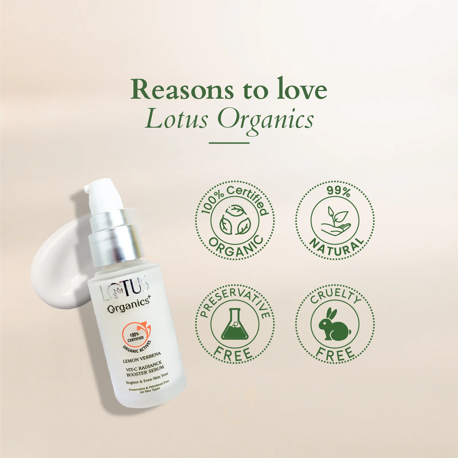 Organics+ Vitamin-C Radiance Booster Serum - Image 5