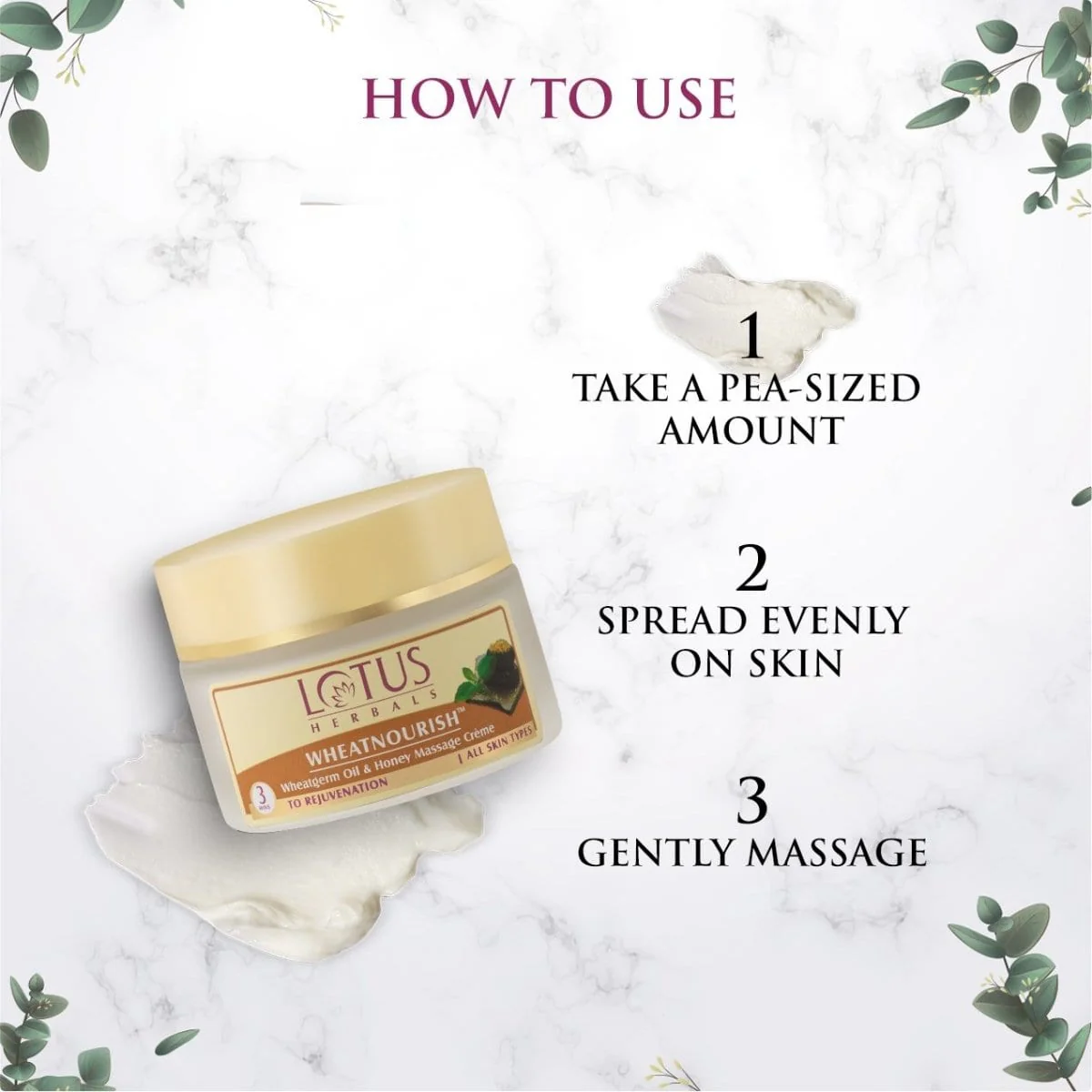 Wheatnourish Wheatgerm Oil & Honey Massage Cream - Image 7