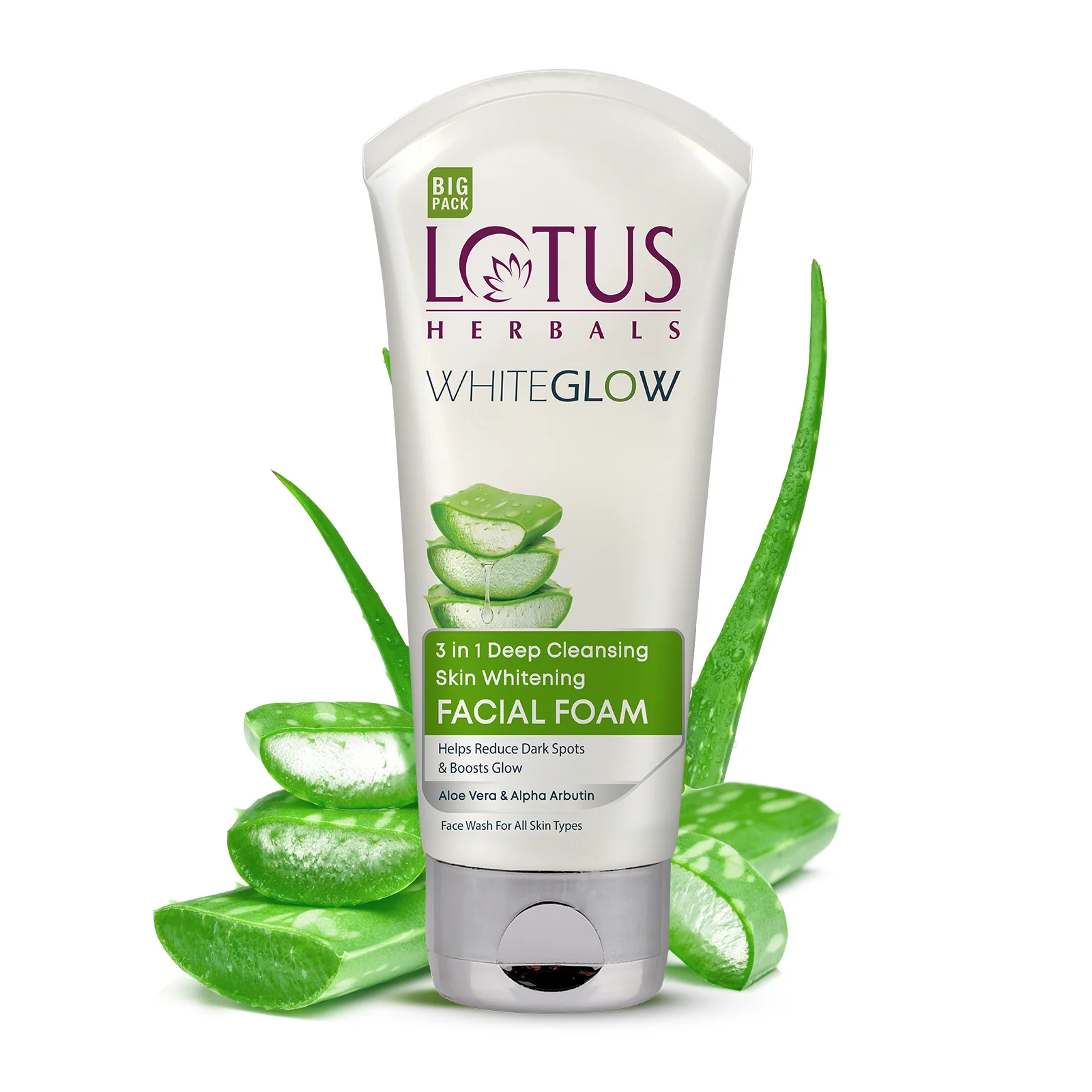 WhiteGlow 3 In 1 Deep Cleansing Skin Brightening Facial Foam Big Pack - Image 10