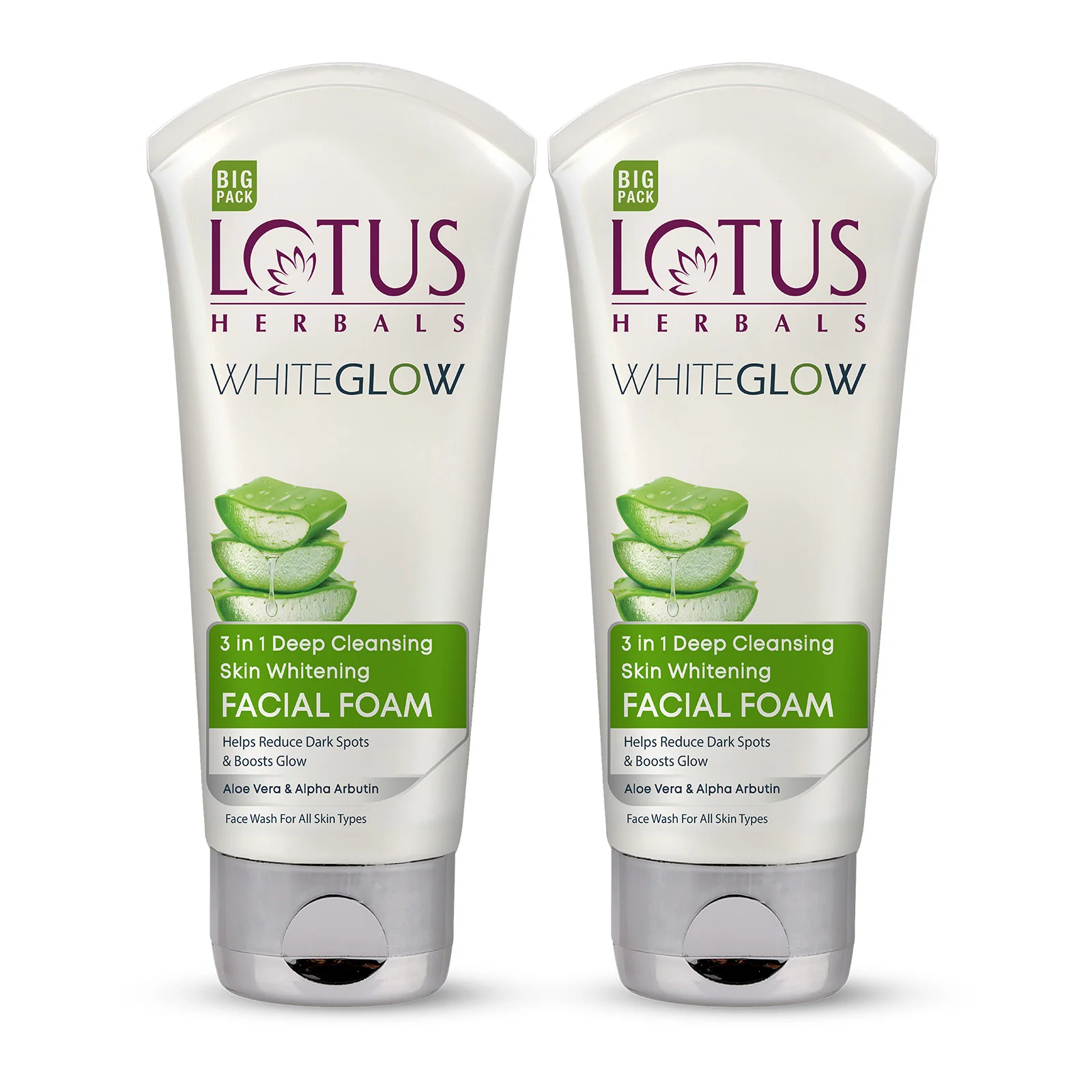 WhiteGlow 3 In 1 Deep Cleansing Skin Brightening Facial Foam Big Pack - Image 12