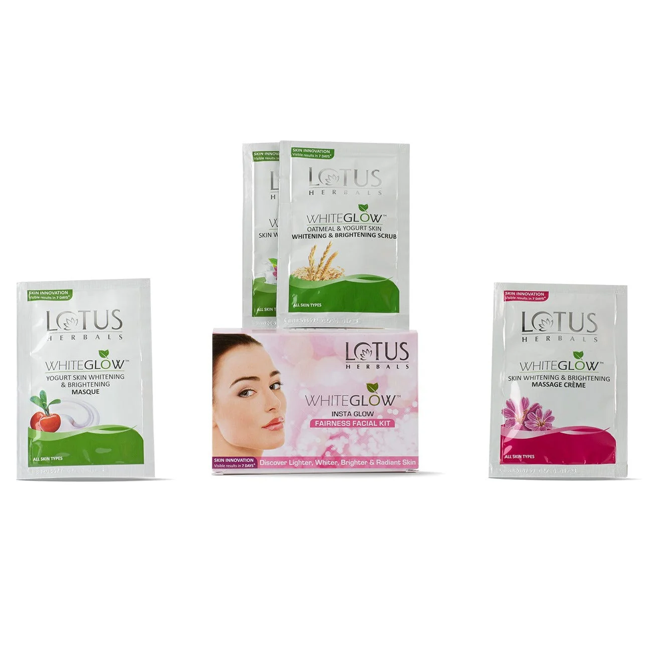 WhiteGlow InstaGlow Brightening Single Facial Kit - Image 3