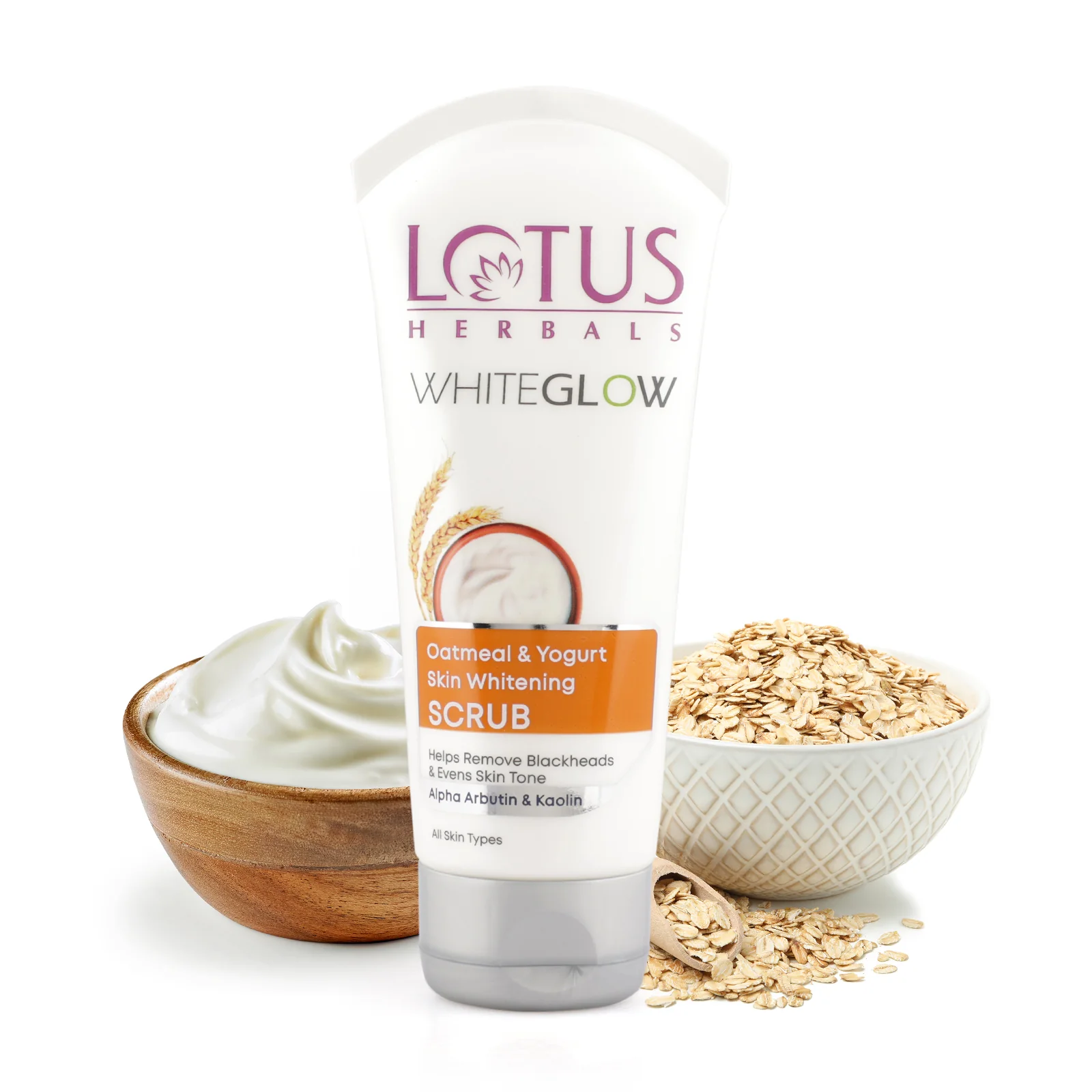 WhiteGlow Skin Brightening Oatmeal & Yogurt Scrub - Image 7