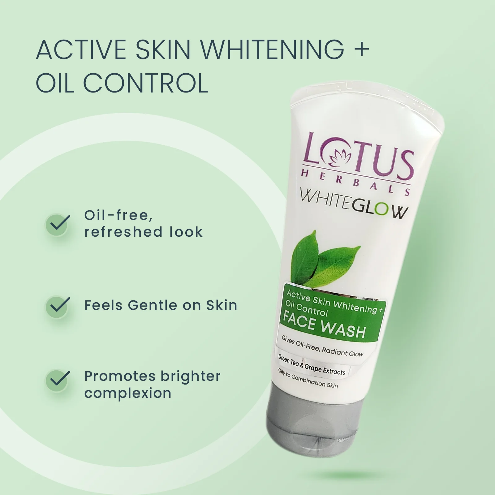 WhiteGlow Skin Brightening + Oil Control Facewash - Image 3