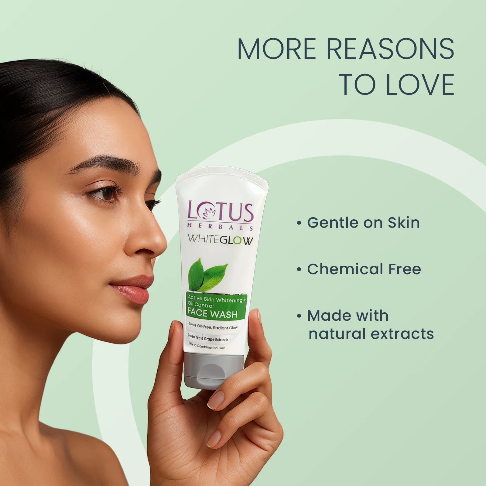 WhiteGlow Skin Brightening + Oil Control Facewash - Image 4