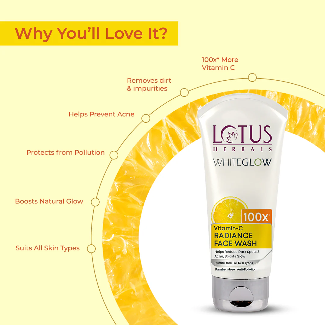 WhiteGlow Vitamin-C Radiance Facewash - Image 4